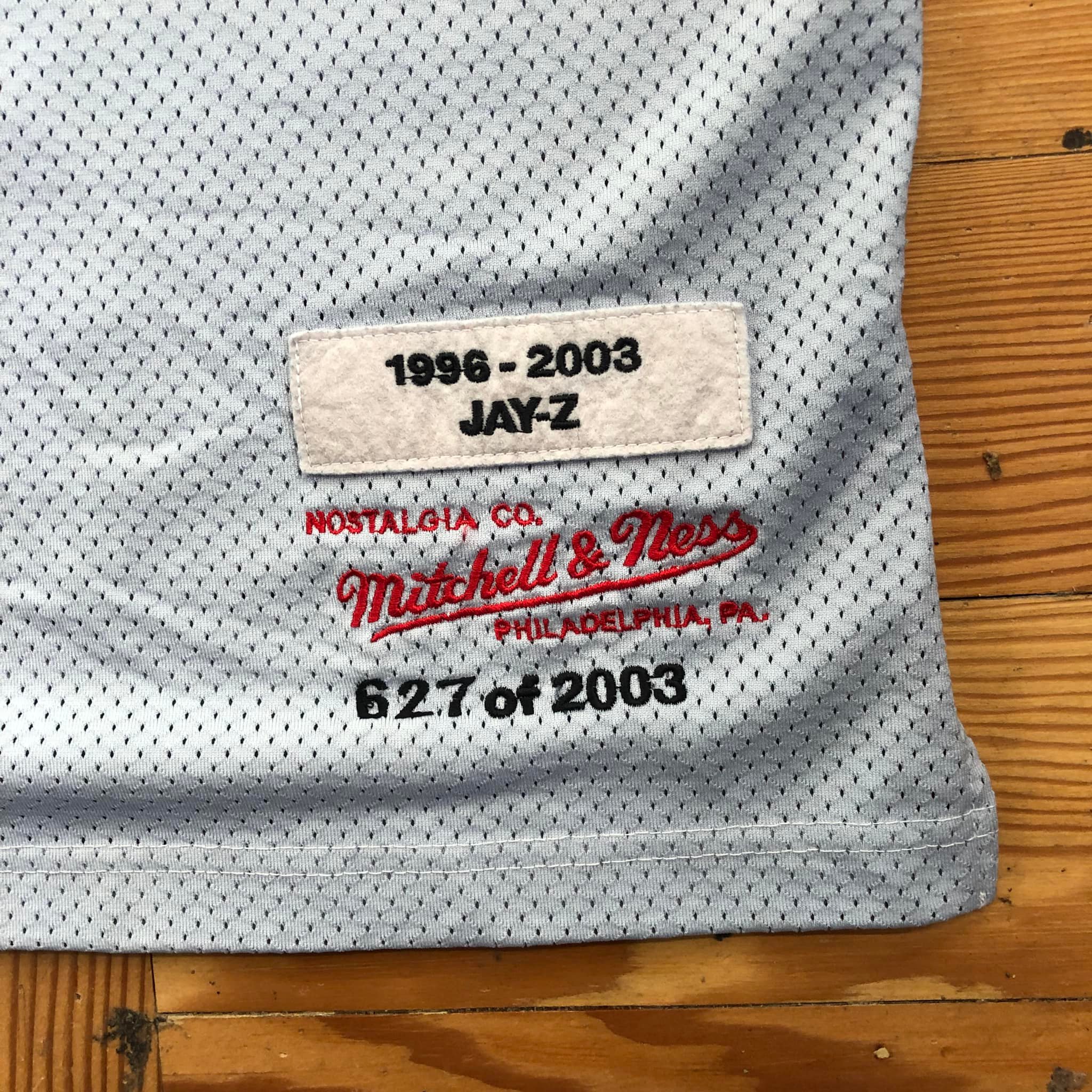 Mitchell & Ness collaborated with jayz on his JAŸ-Z30 collection