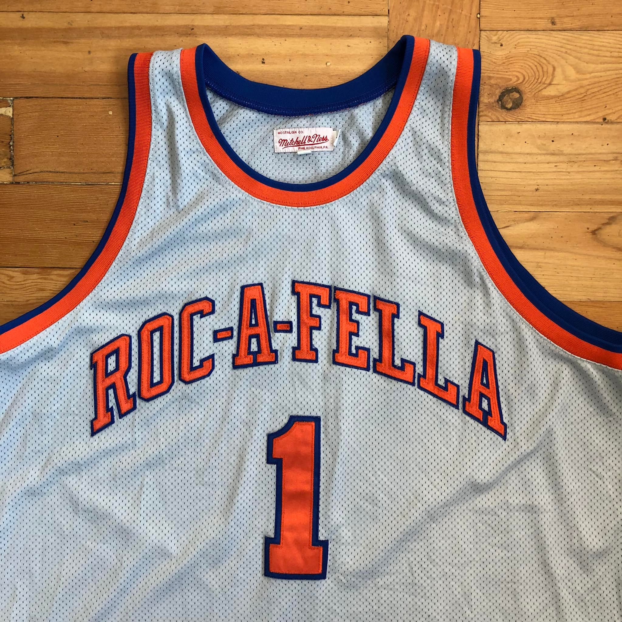 Jay Z Roc-A-Fella Mitchell and Ness Jersey Size 54 $140 shipped