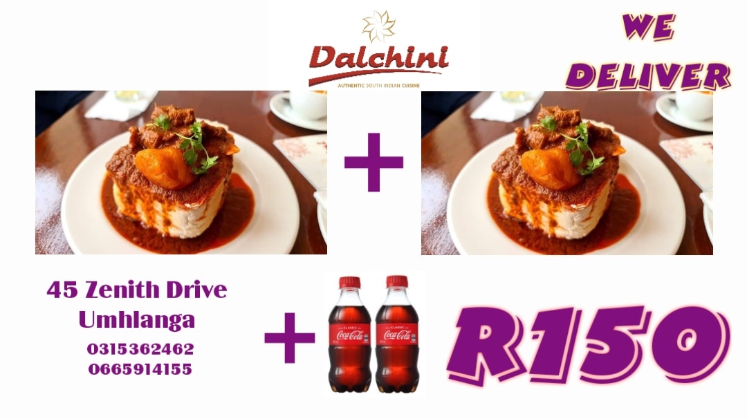 Dalchini - *Friday Menu* Mutton Breyani R79,90 Dhall or Raita, soji and ...