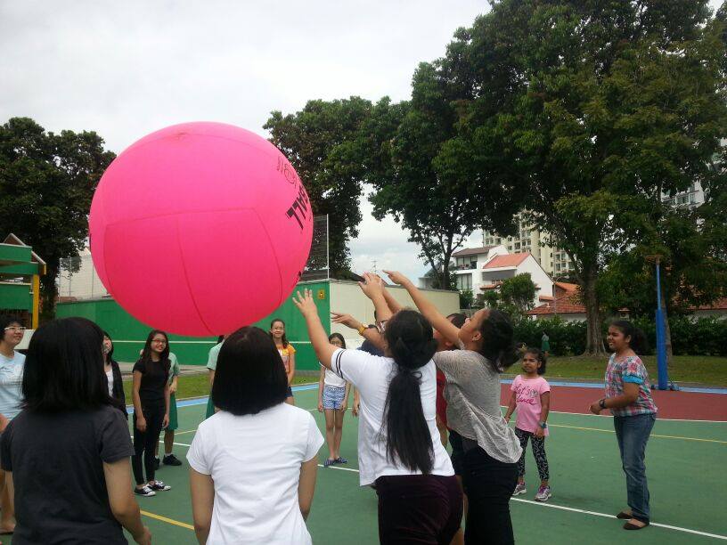 For the first time, girls from... - Singapore Kin-Ball