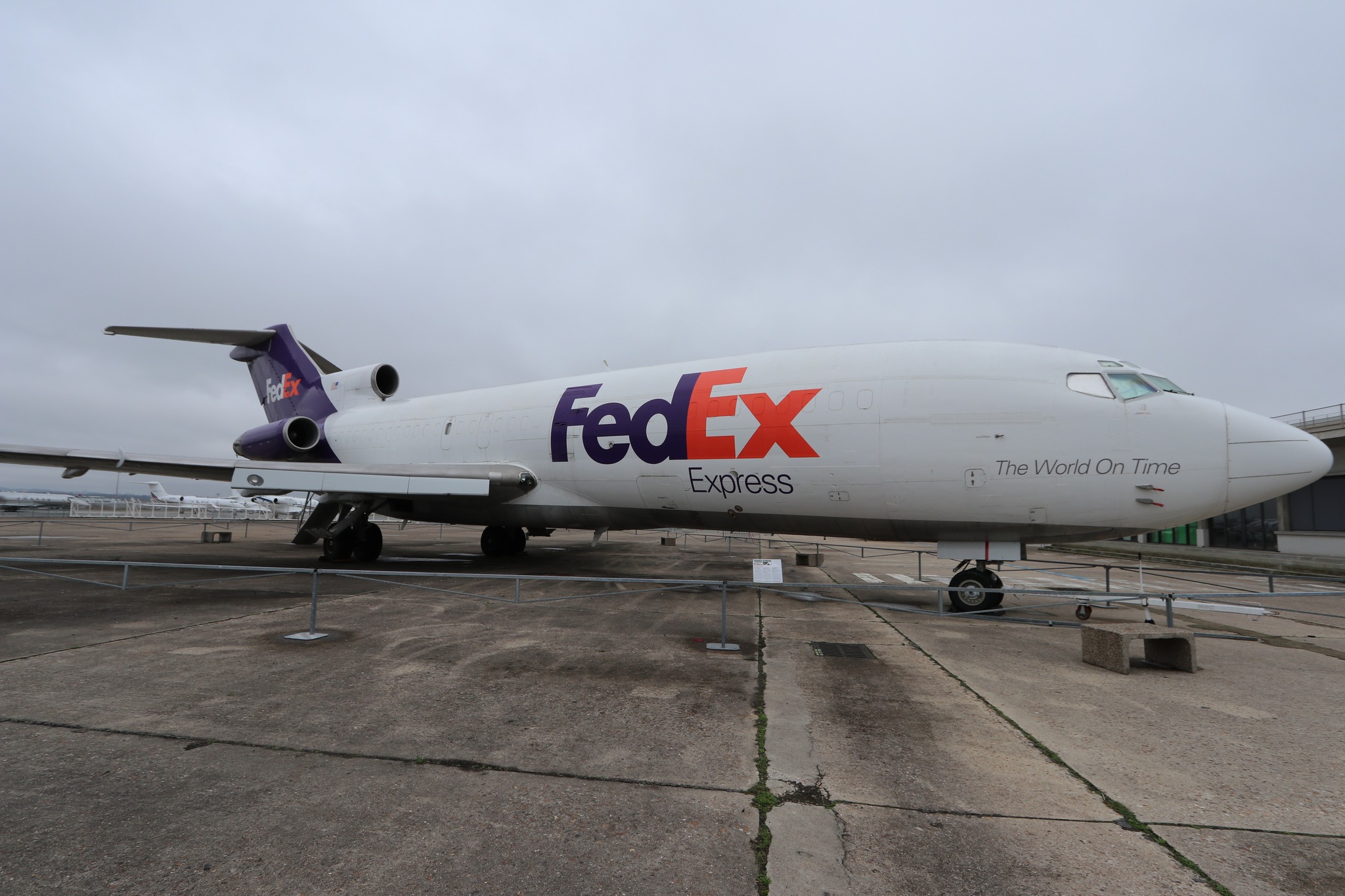 FedEx Boeing 727-233 preserved at Dayton International Airport