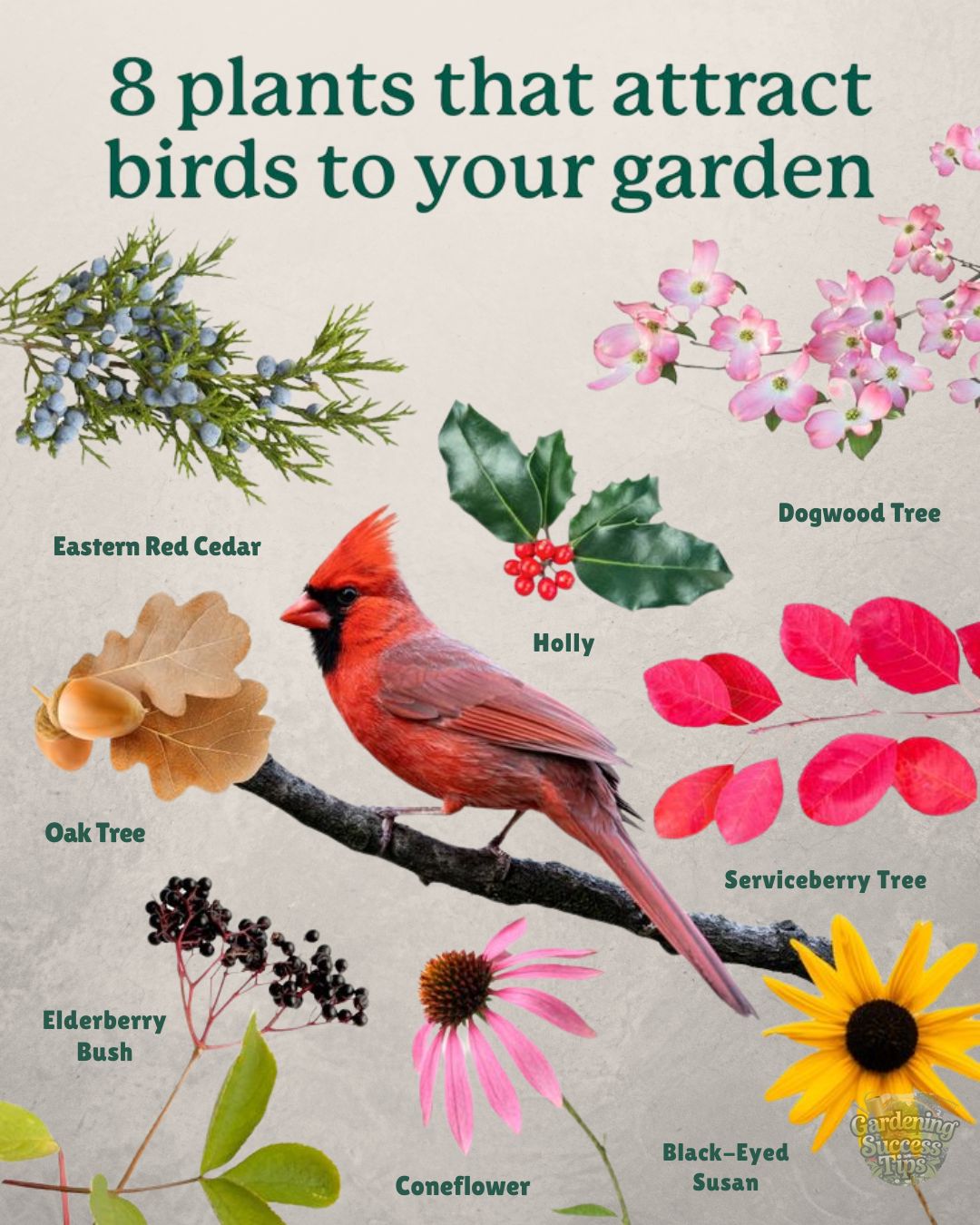 Gardening - 🐦 8 Plants That Attract Birds to Your Garden 🌿 Create a ...