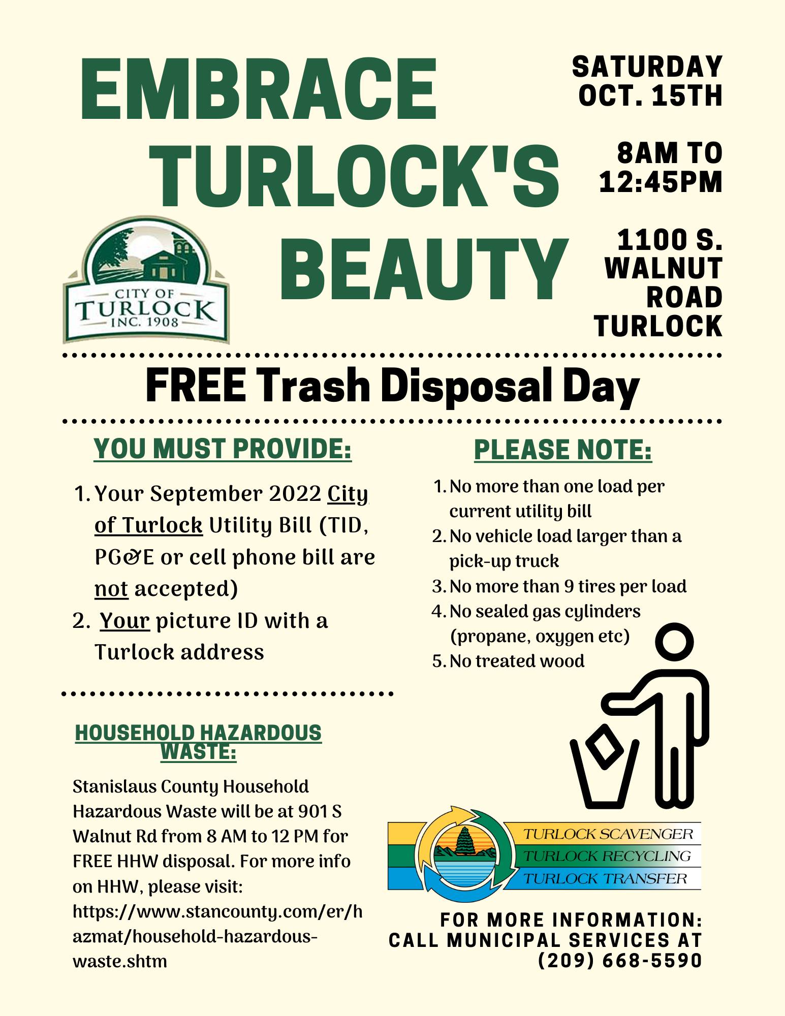 Turlock Scavenger | Turlock CA