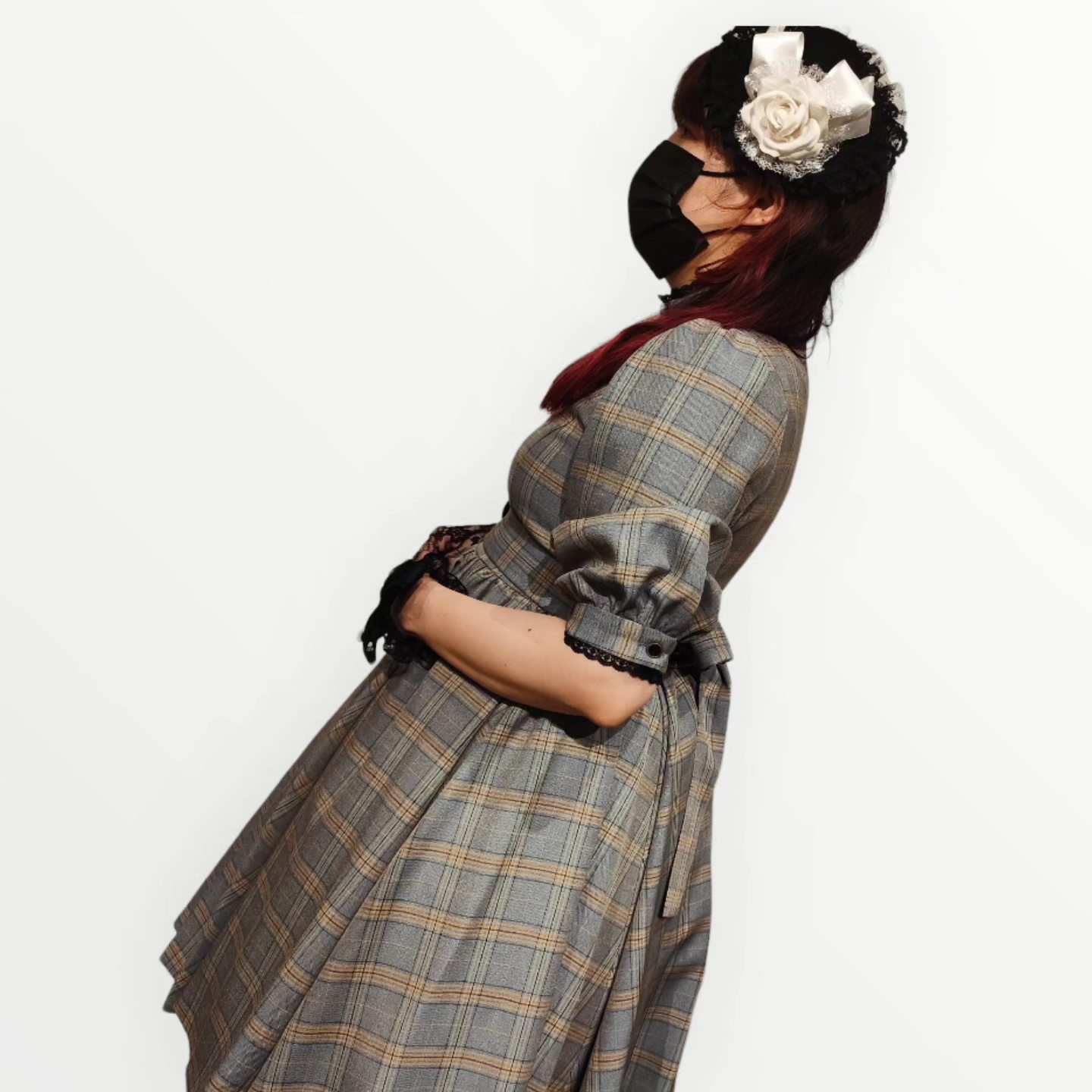 ?sheglit? 新入荷✨Candiceチェックワンピースコーデ♡ 1着でレトロ 