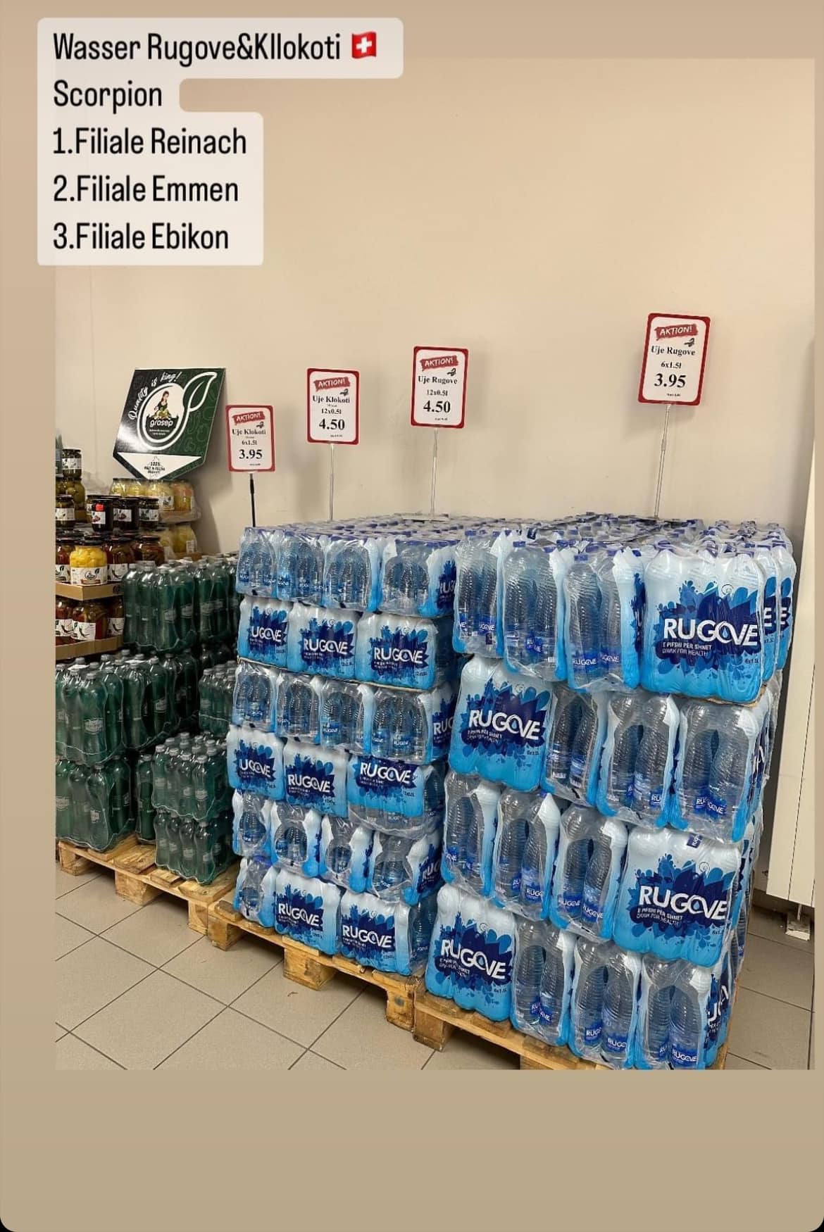 Uje Rugove Schweiz