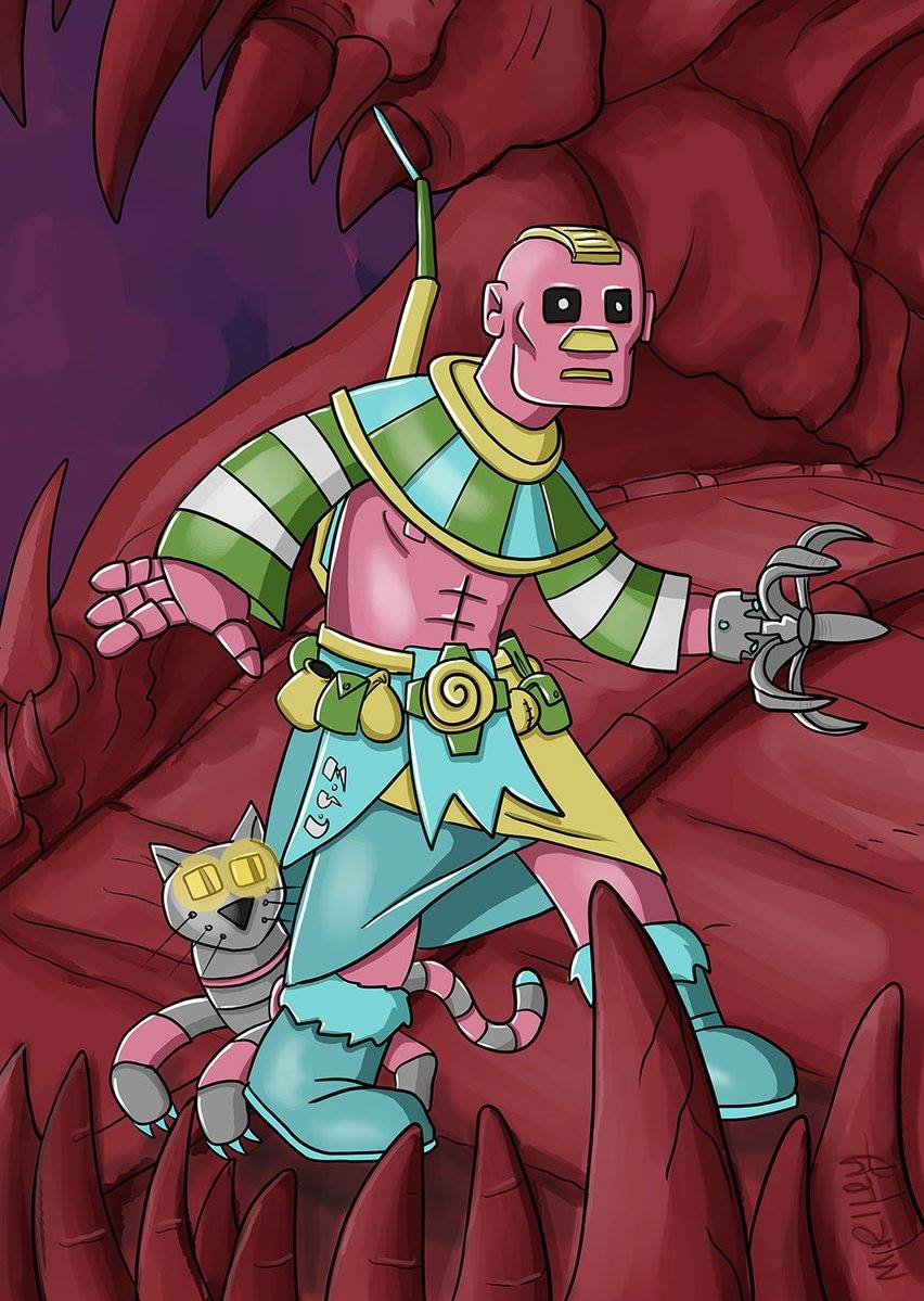 Nether Regionz - Urbo 7 - Android Wizard with robotic cat... | Facebook
