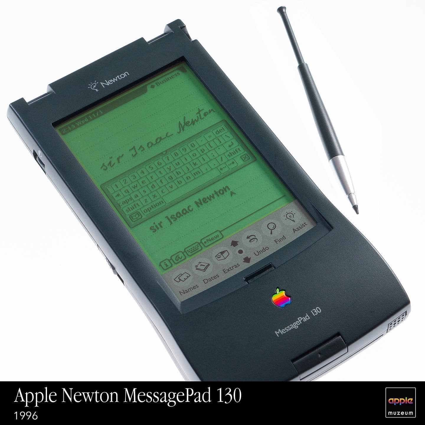 Apple Newton MessagePad 130, 1996 Kolejny eksponat po sesji foto