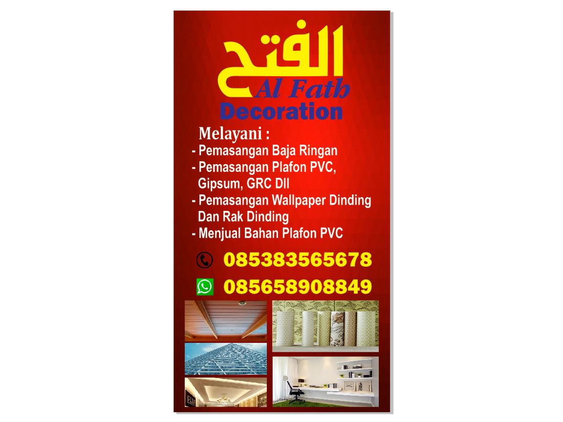 Pemasangan Plafon PVC, Gipsum, GRC | Bandar Lampung