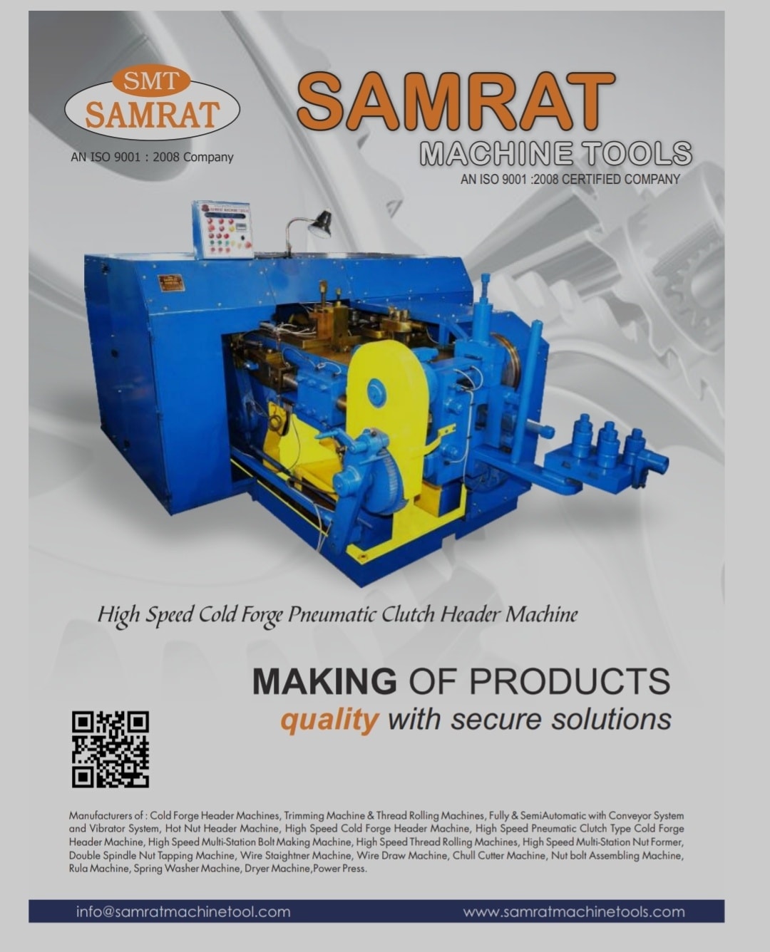 Samrat Machine Tools | Ludhiana