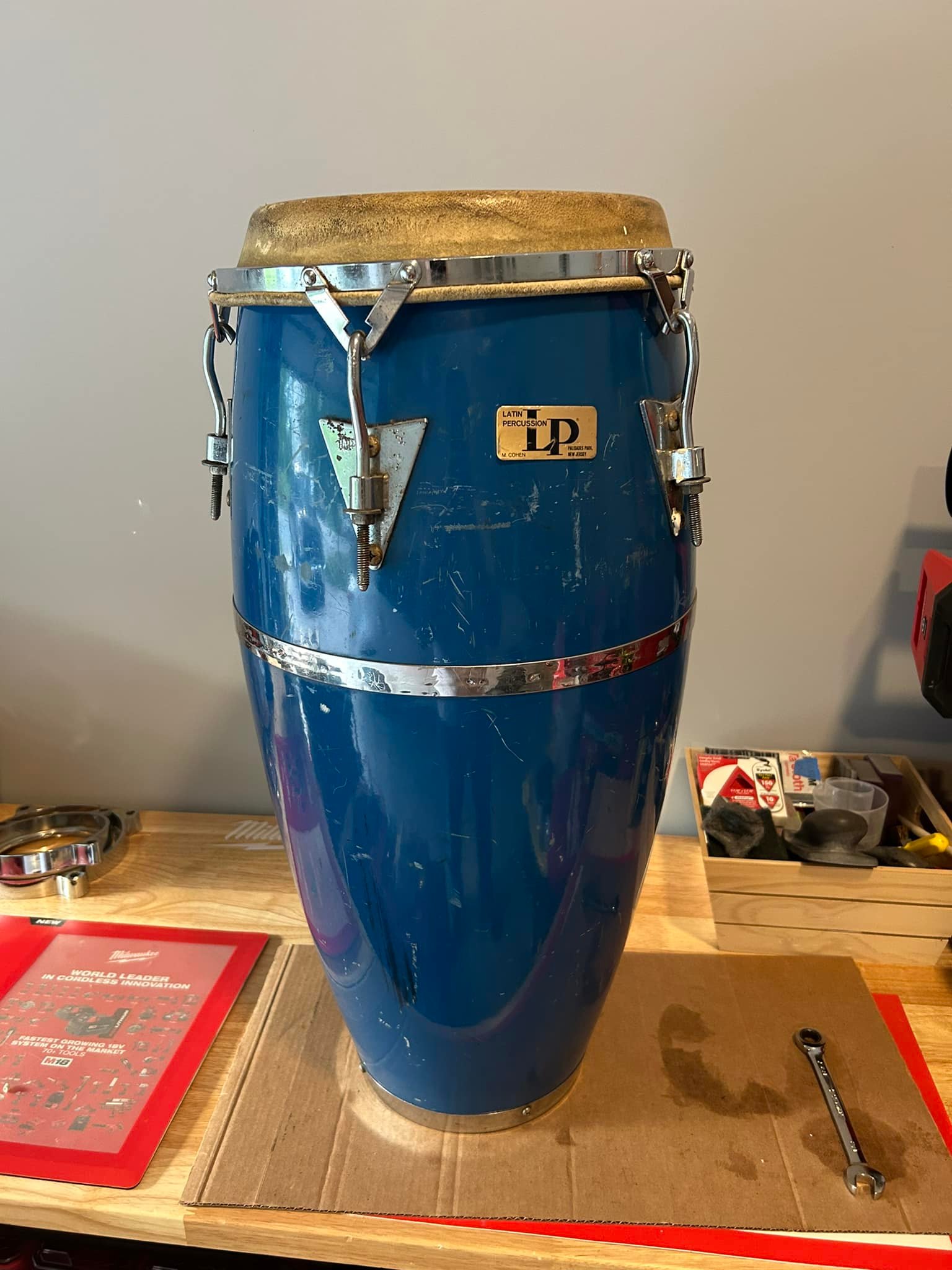 Vintage LP Palisades Park conga drums
