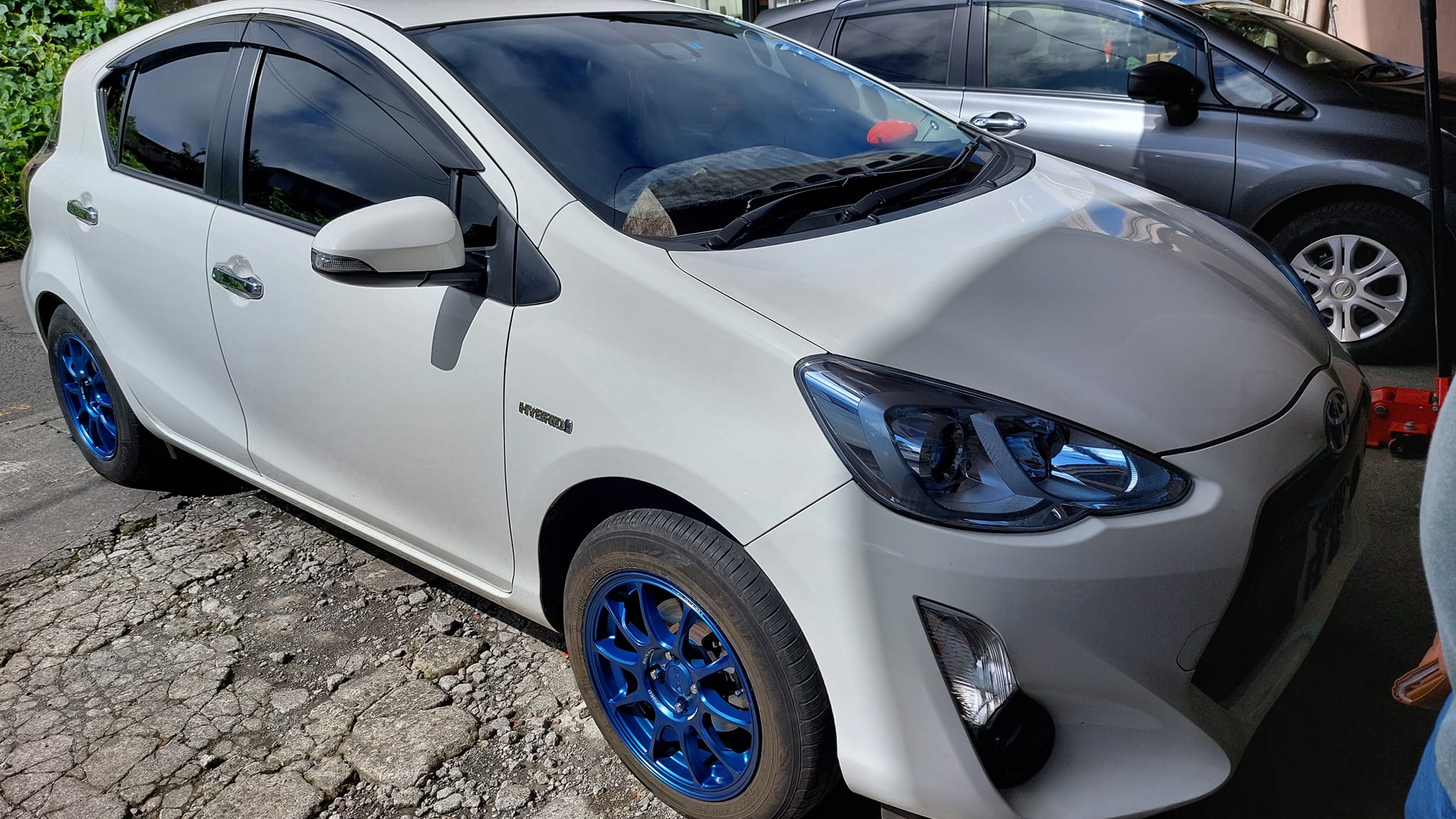 Toyota aqua fitted New rims - Pro Align Garage Ltd