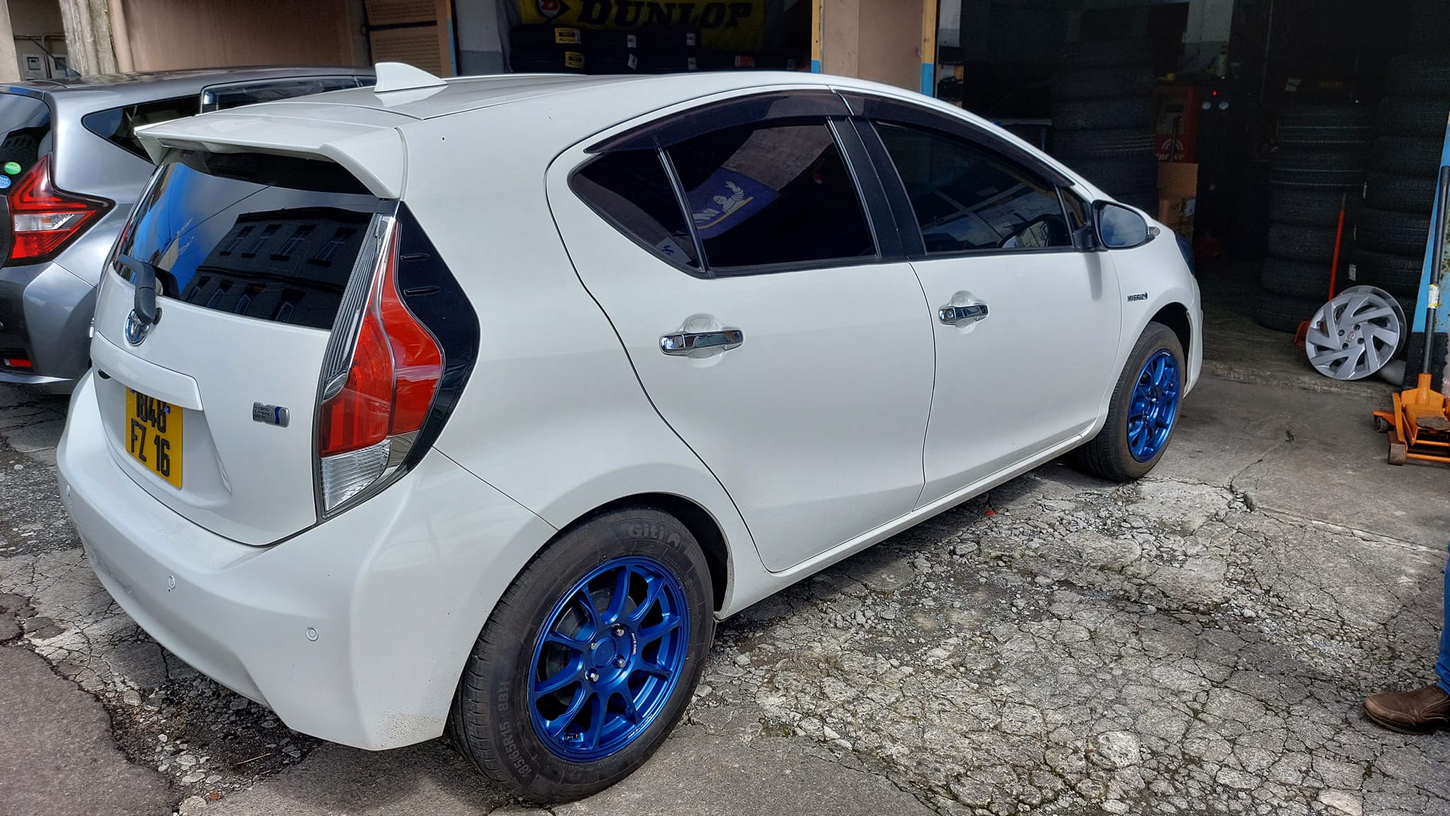 Toyota aqua fitted New rims - Pro Align Garage Ltd