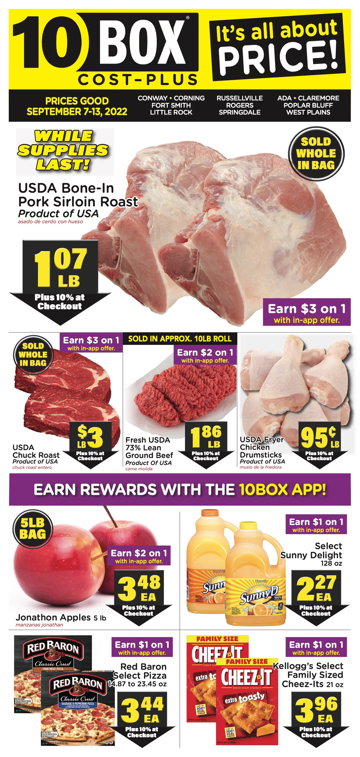 🔥 Weekly specials are... - 10Box Cost Plus - Springdale, AR | Facebook