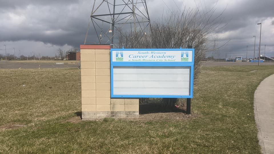 New sign cabinet with LED lighting - CB Signs and Apparel