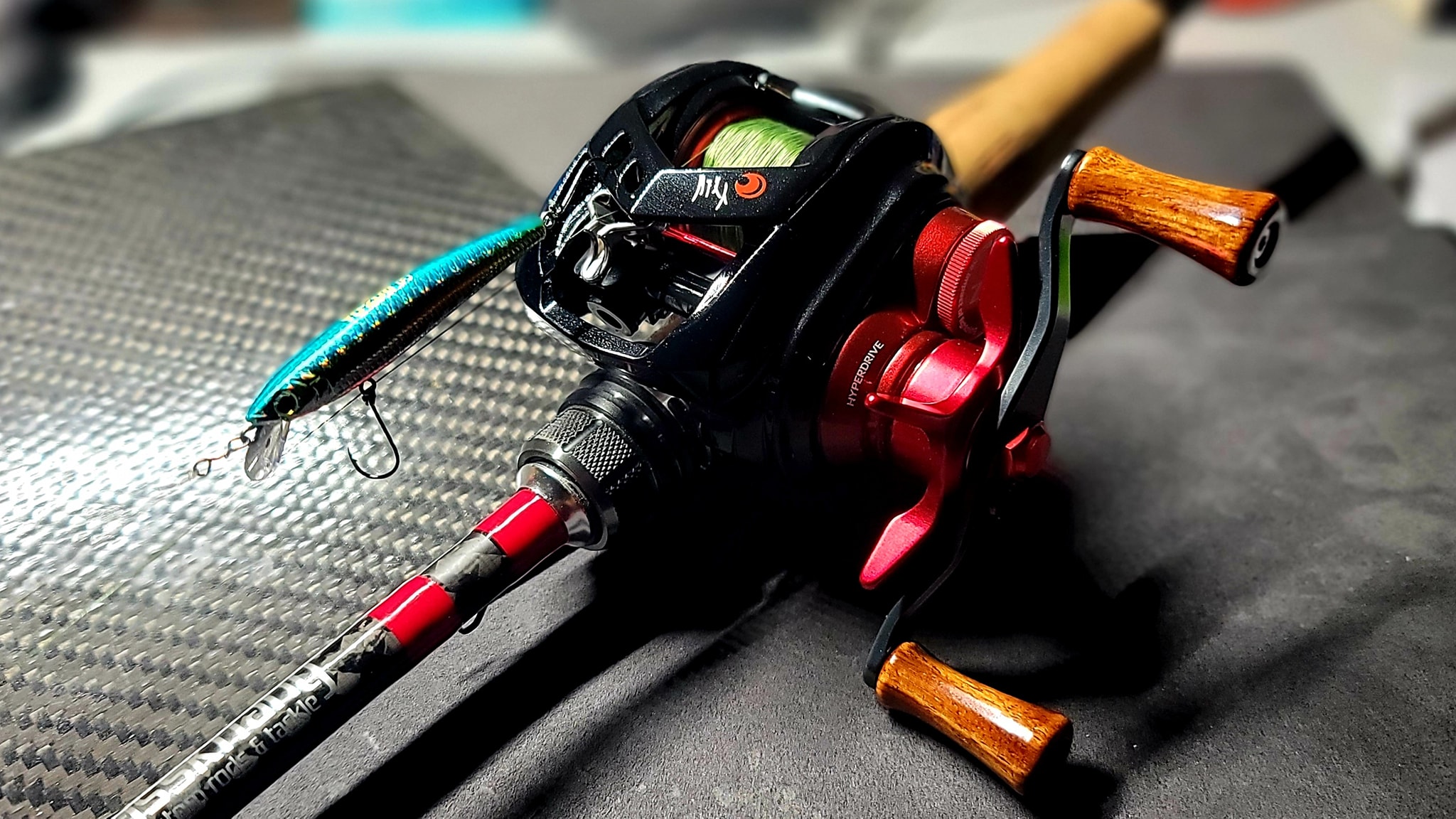 baitcasting reel custom parts Alloy M Low Profile Saltwater Casting Fishing 8.4:1 / RIGHT HAND Elevating precision and unleashing limitless potential Modded Gekka baitcasting reel with