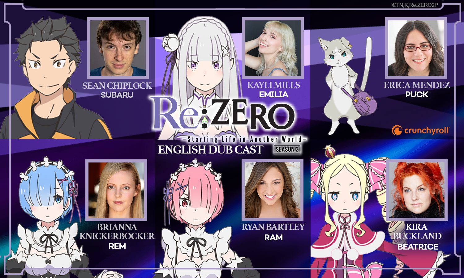Ryan Bartley I M So Happy To Be Able To Officially Say That Yes We Are Returning For Season 2 Of The English Dub Of Re Zero Starting Life In Another
