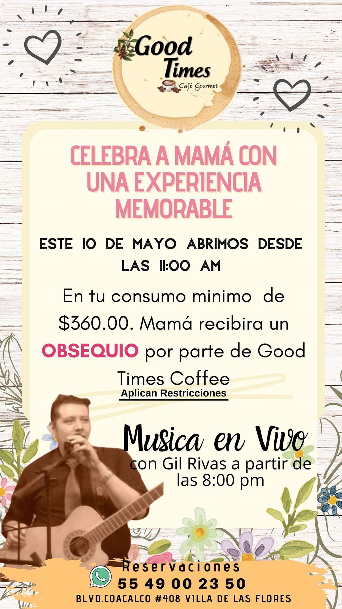 Good Times Coffee - ️AVISO IMPORTANTE ️ 🧡VISITANOS ESTE 10 DE MAYO EN ...