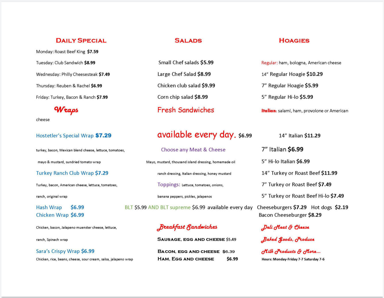 Hostetler's Country Market LLC