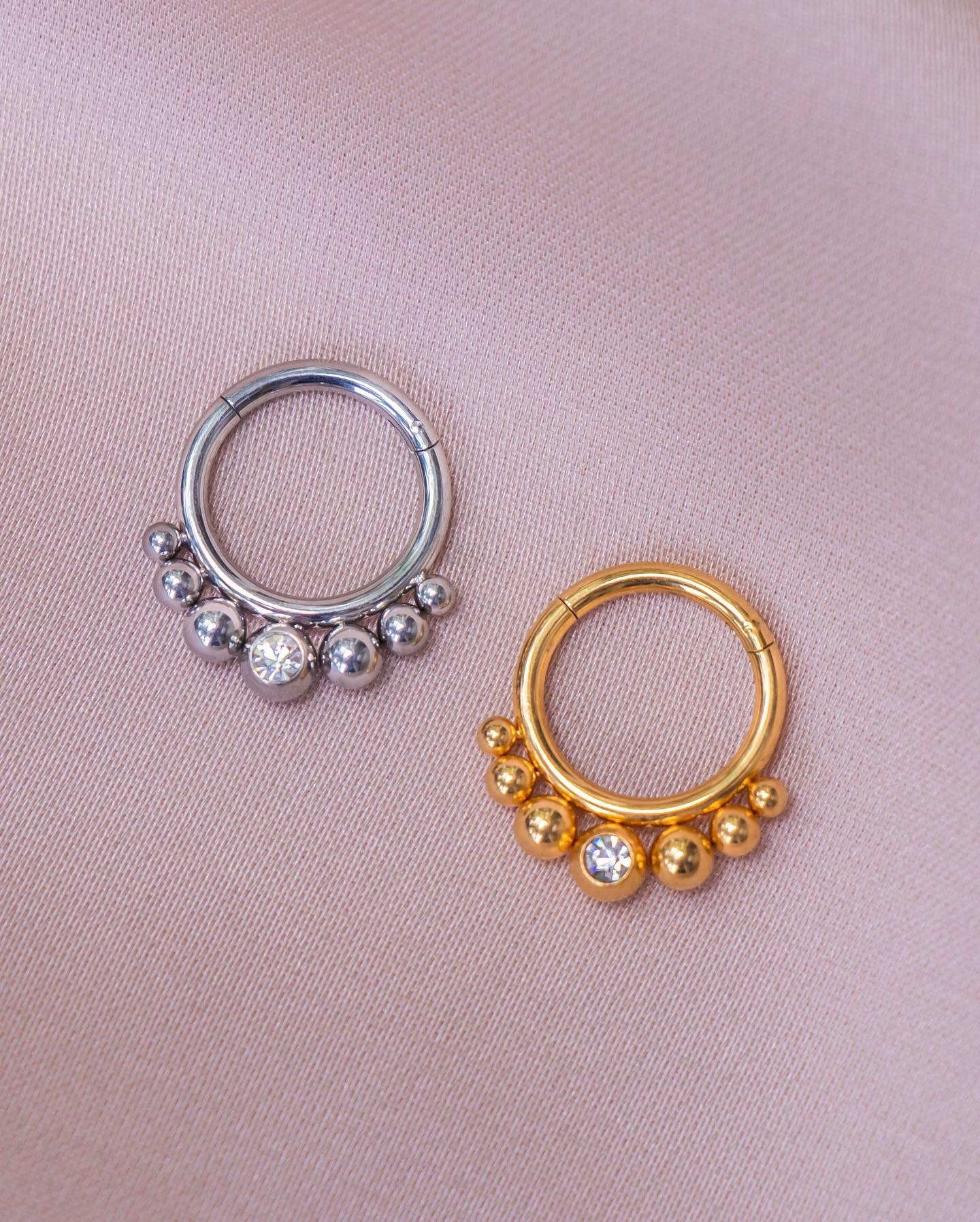aureo_joyas - Nuestro Marble ring Luce hermoso en septum y...