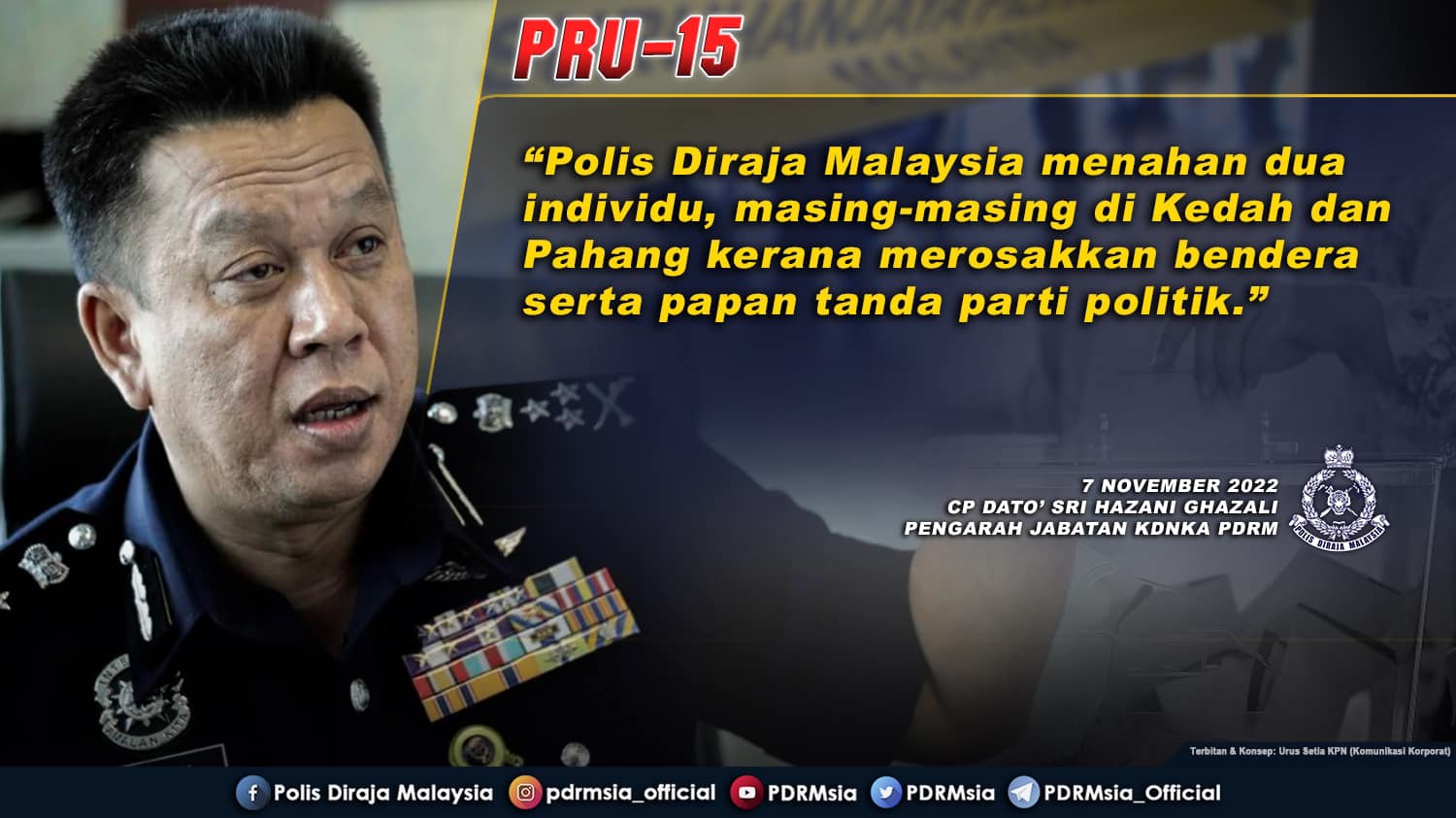 PRU-15:... - Polis Diraja Malaysia ( Royal Malaysia Police ) | Facebook
