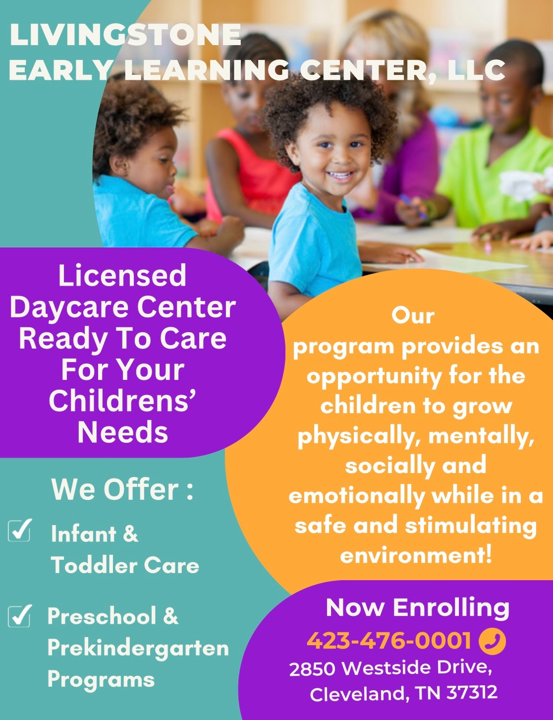 Livingstone Early Learning LLC | Cleveland TN