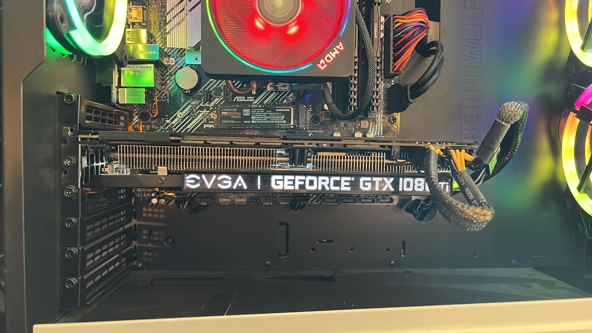 Ryzen 3600x PC with GTX 1080ti no display