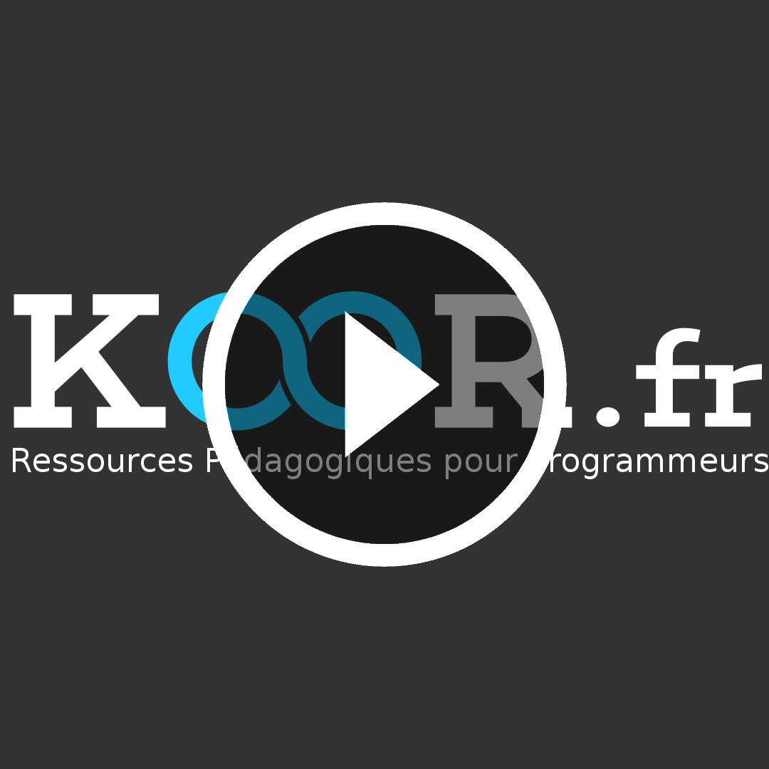 Vidéos Programmation KooR