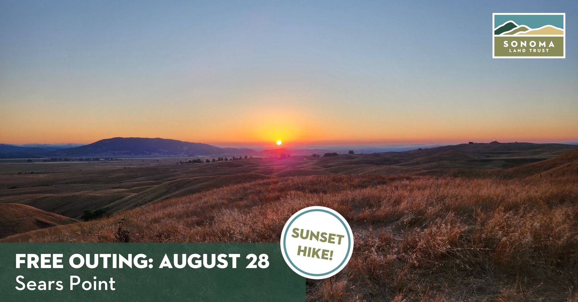 Summer Sunset Hike - Sears Point Ranch