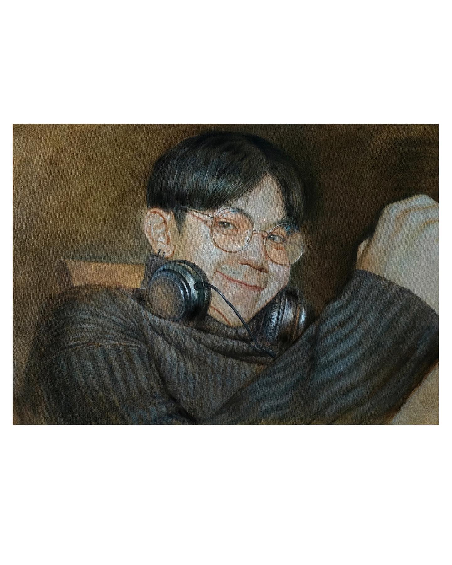 VA2000s - “กรุ้มกริ่ม” Self Portrait Oil on canvas...