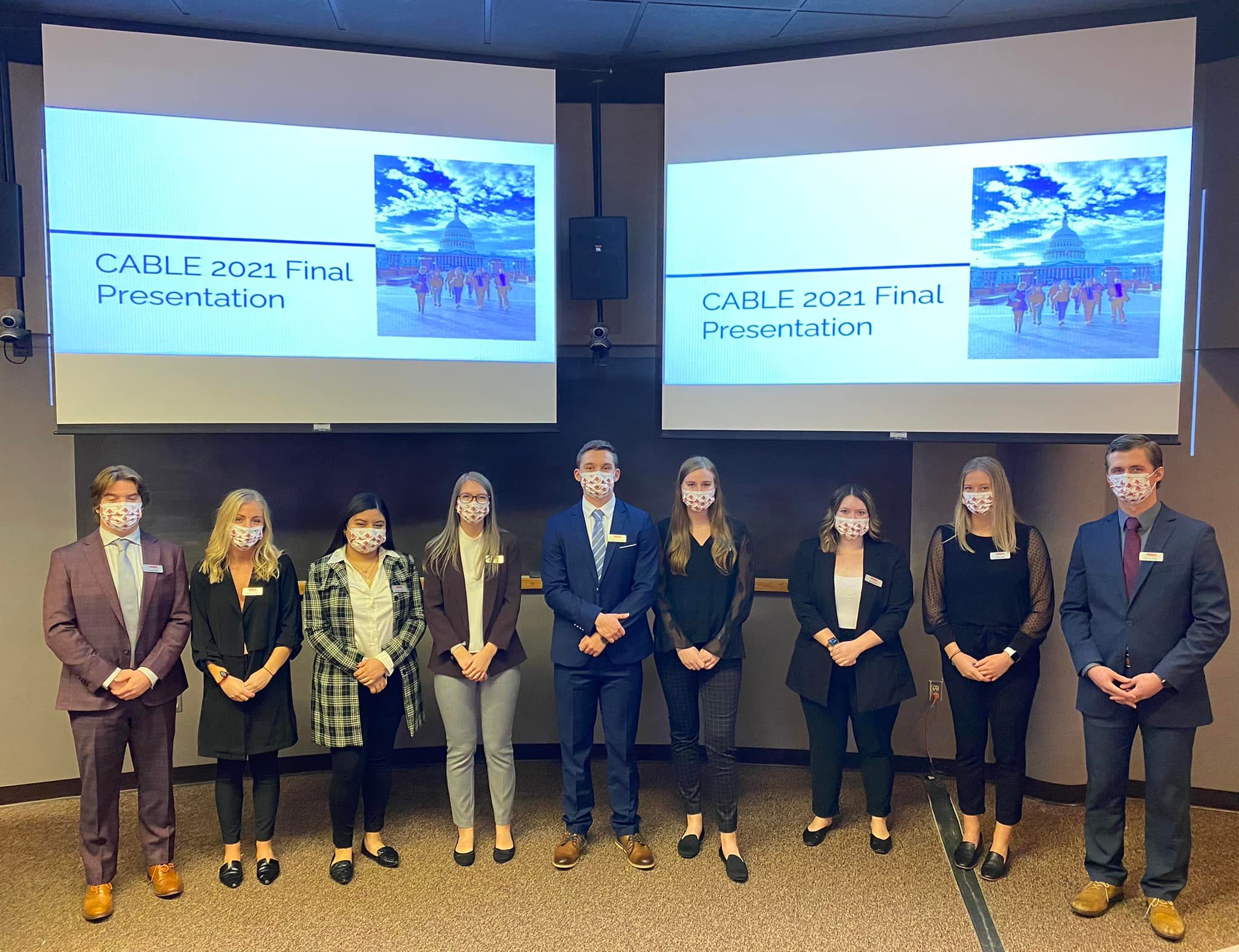 The 2021 CABLE students are giving their final presentation over their ...