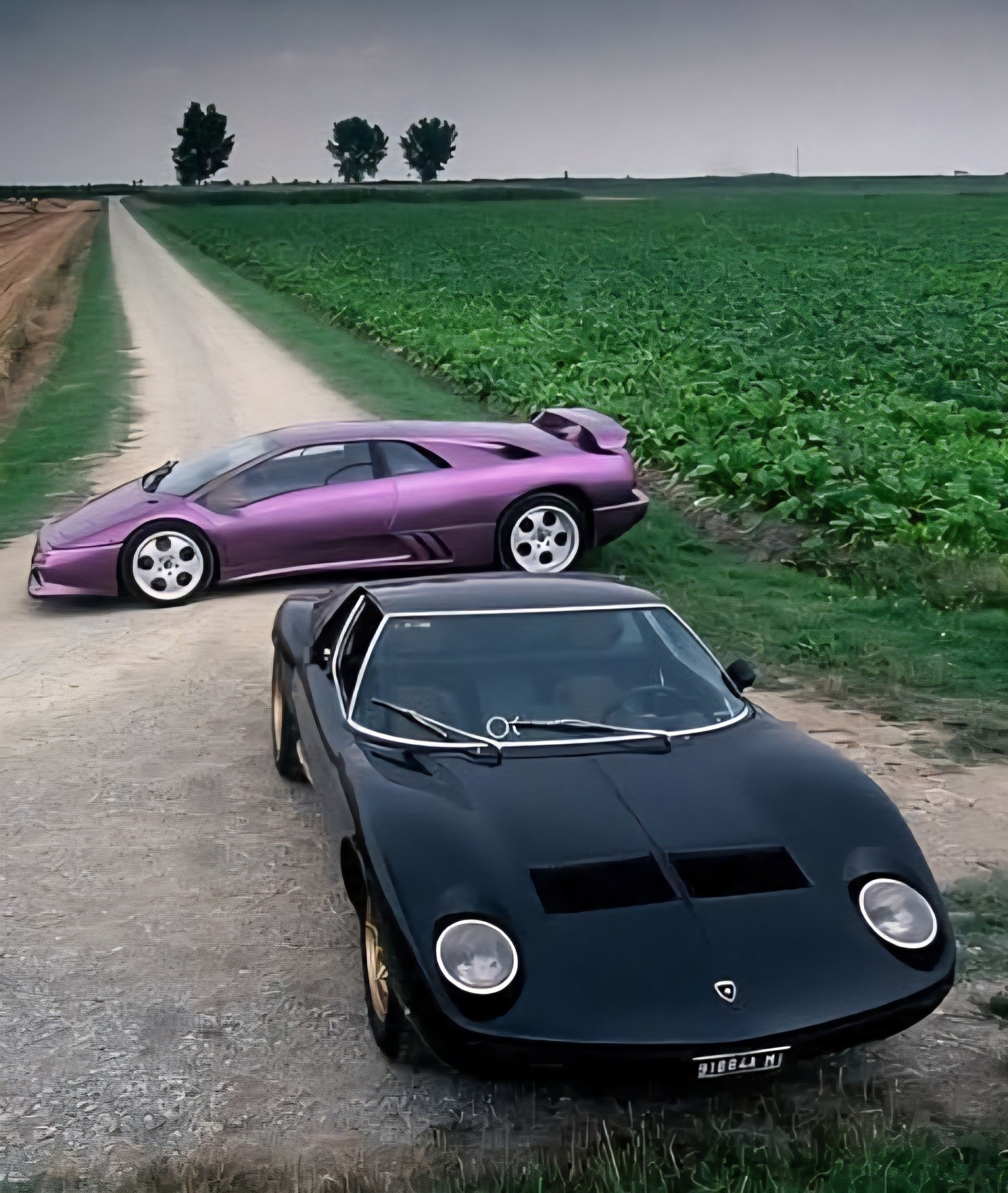 Lamborghini Miura, Countach and Diablo.