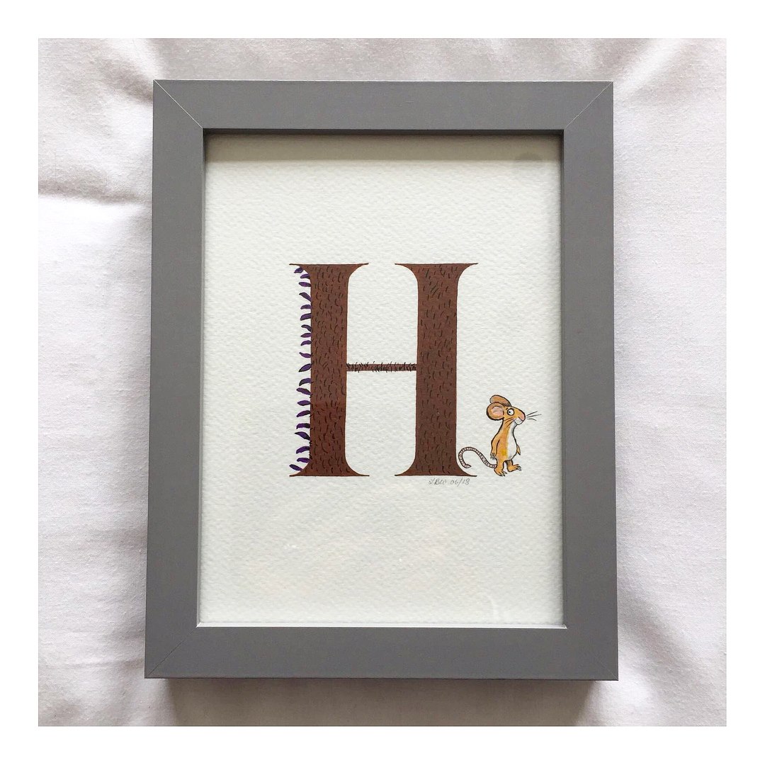 Letters By Lee - • H in the style of the Gruffalo • Every... | Facebook