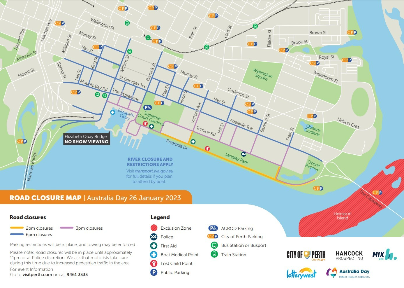 City of Perth - 🚗 ROAD CLOSURES This week is the City of...