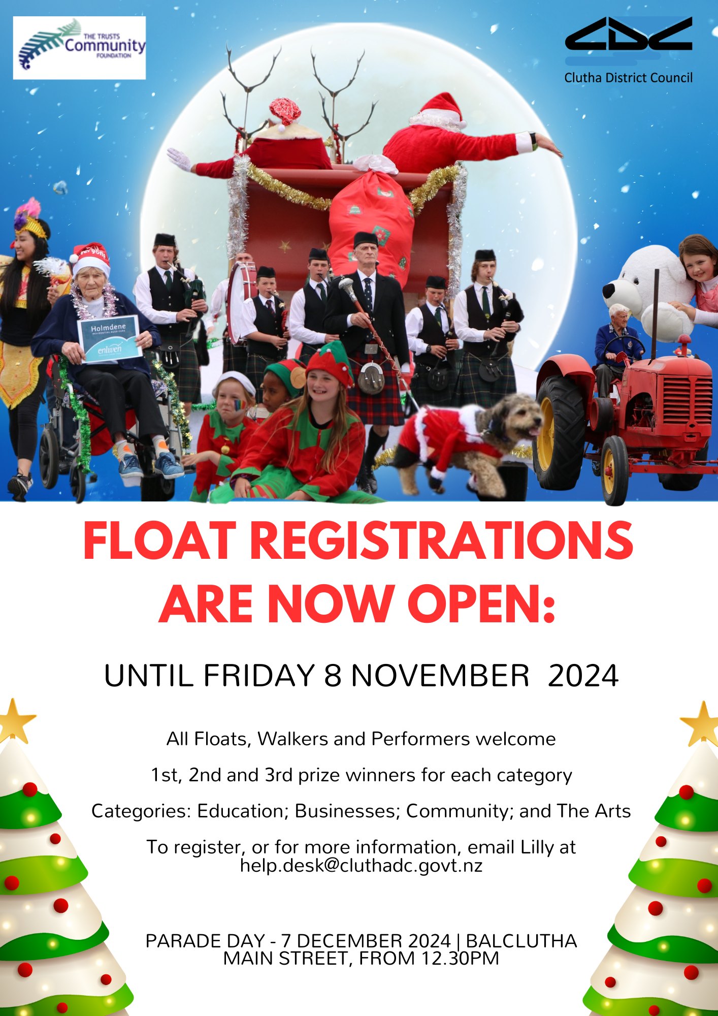 Clutha - We’re excited to announce that float entries for this year’s ...