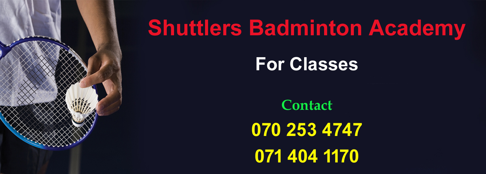 Shuttlers Badminton Academy