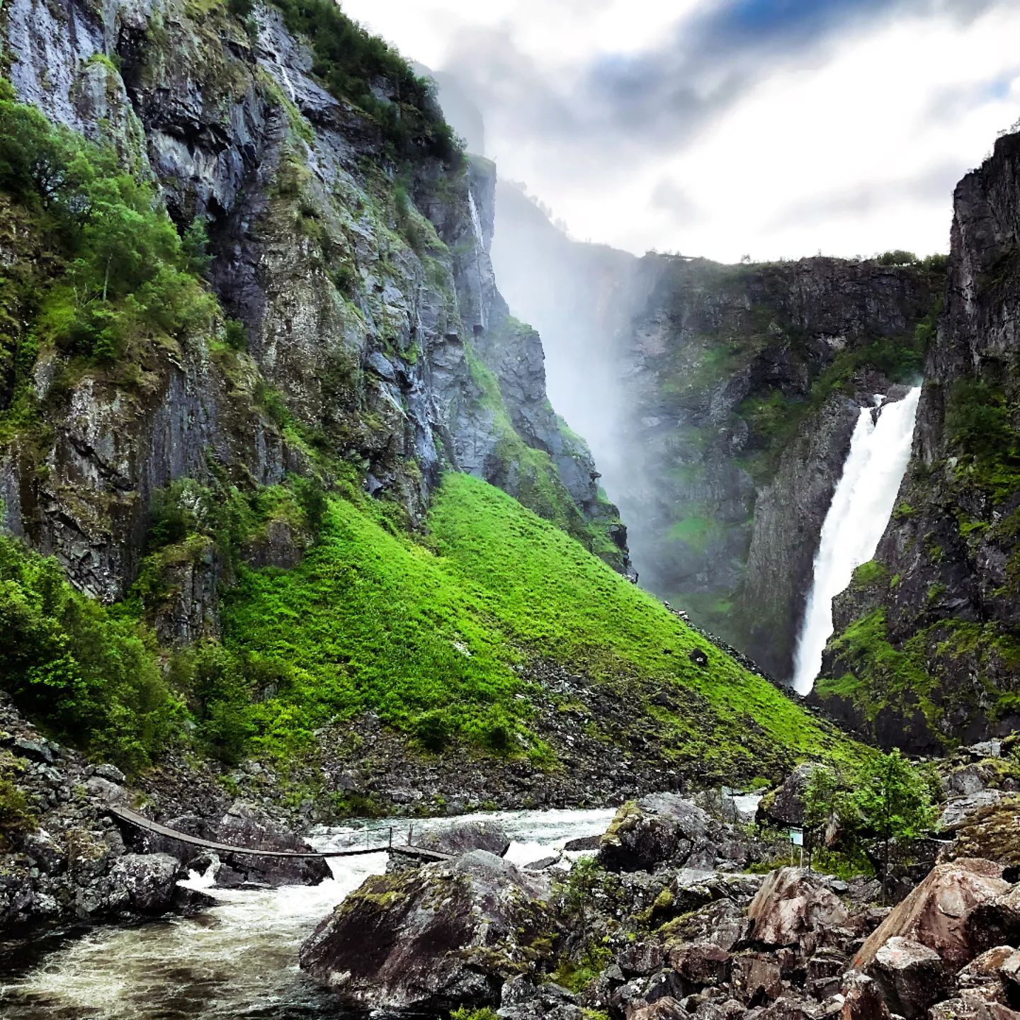 Vastfreedom - Hiking to the base of the waterfall,... | Facebook