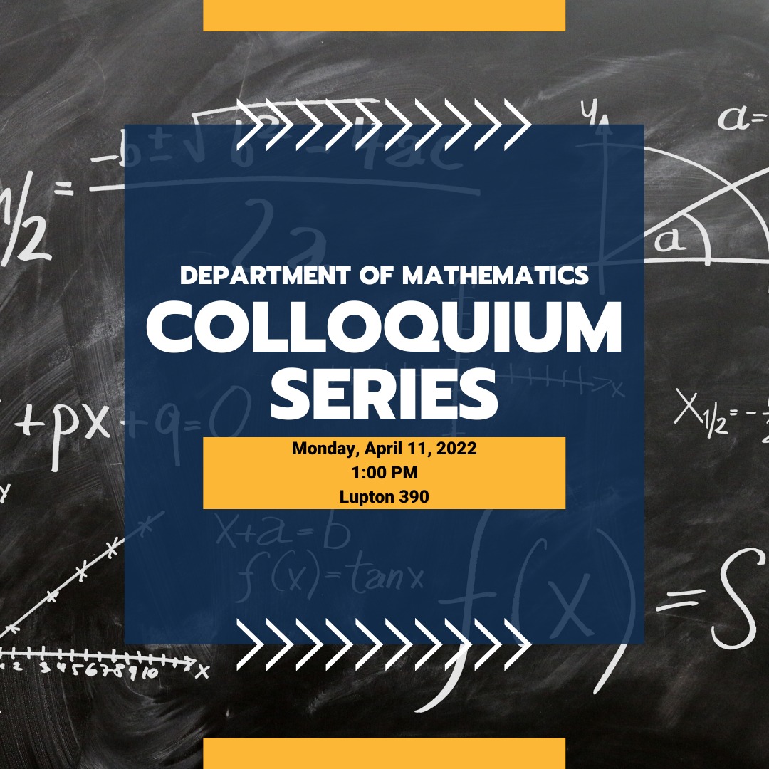 UTC Mathematics - The next colloquium talk for the Department of ...