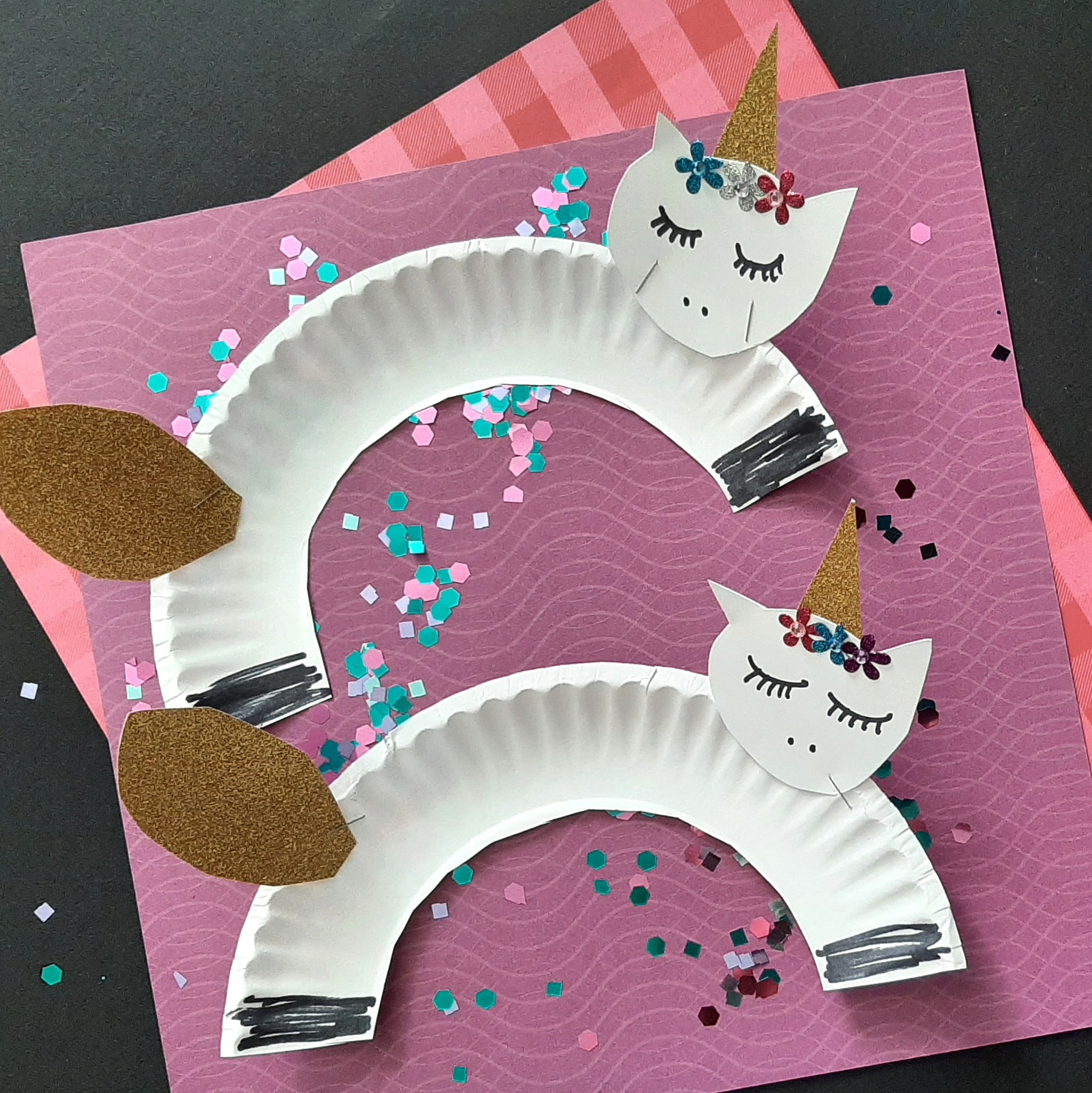 Super Easy Paper Plate Unicorn - Kid... - Glued to My Crafts