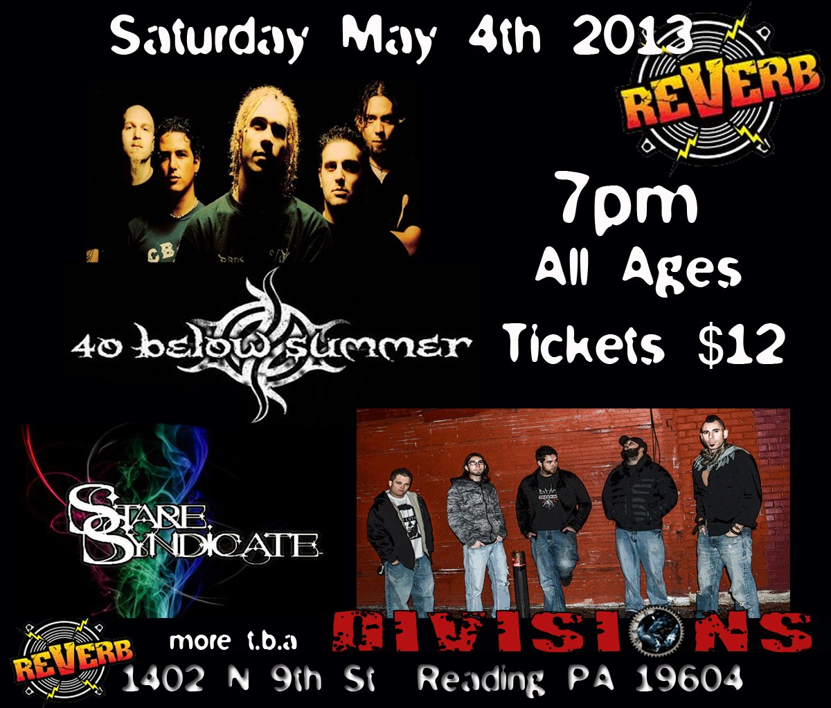 Divisions - Tomorrow @ Reverb in Reading Pa!! ALL AGES!!... | Facebook