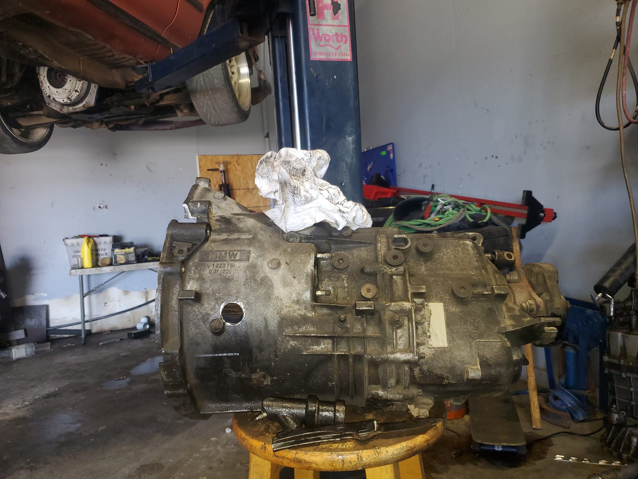 Clutch release fork interfering with JZ slave piston