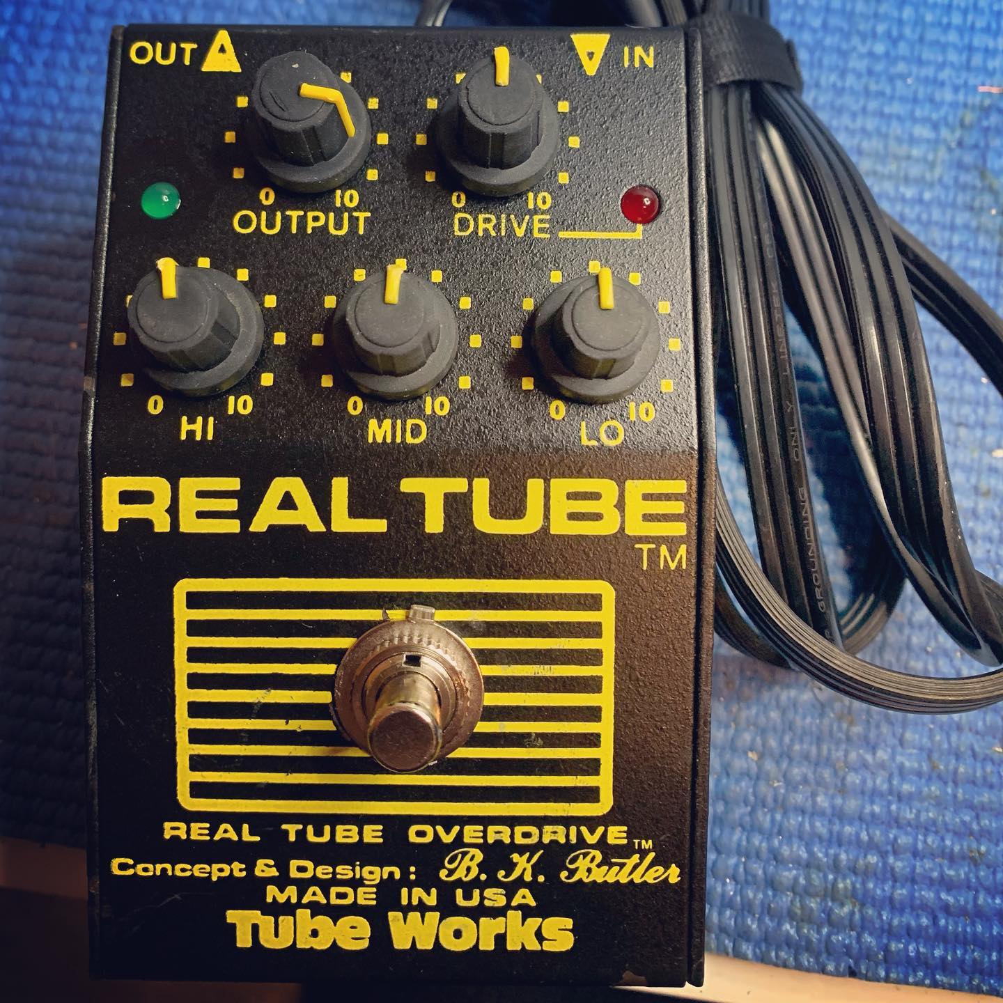Vintage Guyatone tube overdrive pedal