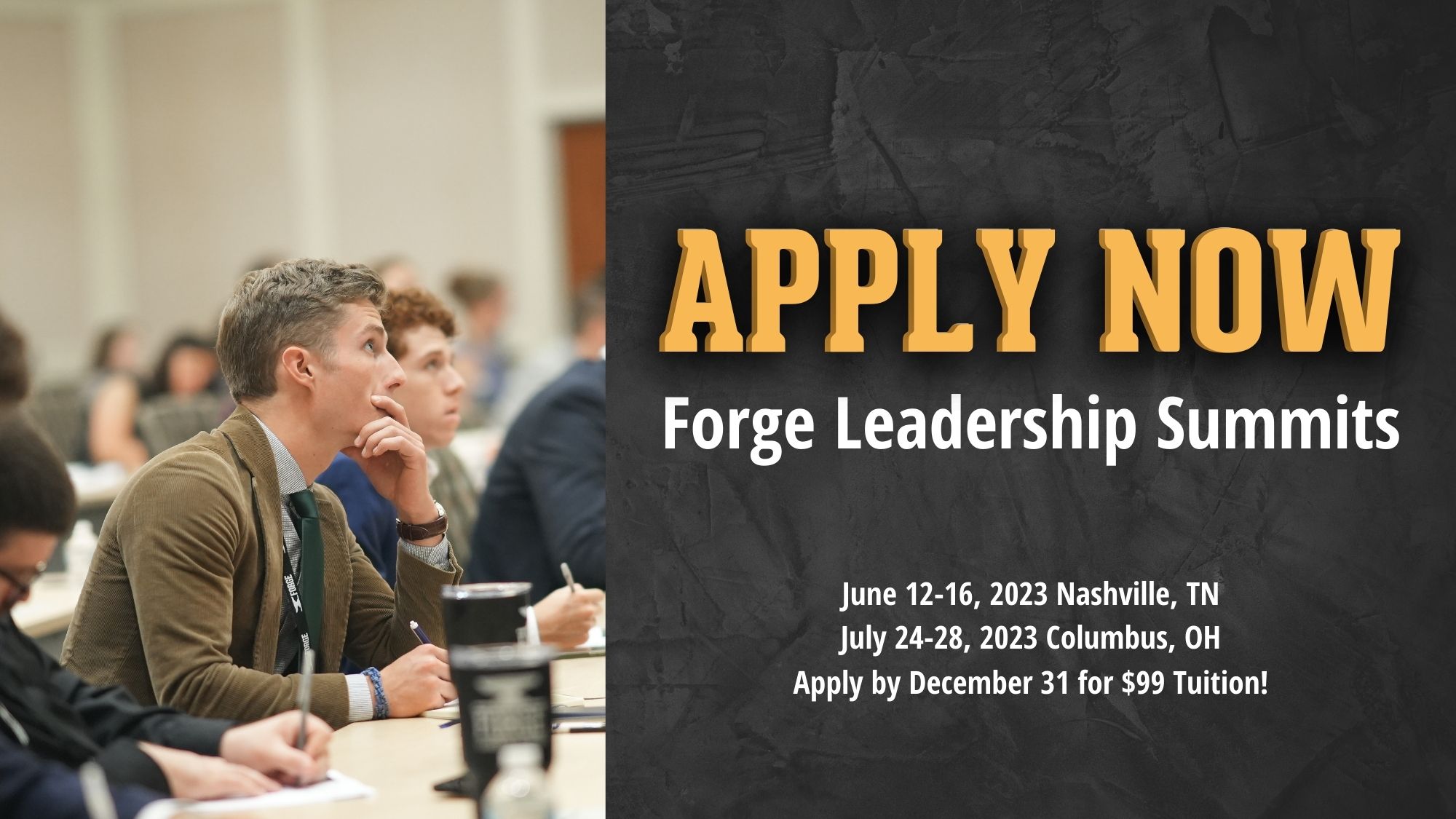 Apply for the 2023 Forge... - Forge Leadership Network | Facebook