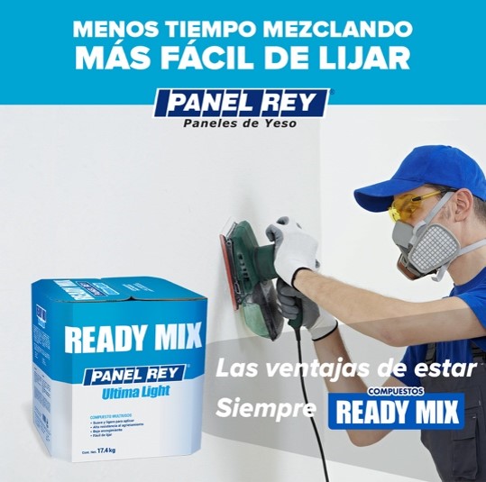 Panel Rey - 20% más ligero que los compuestos regulares, Ready Mix ...