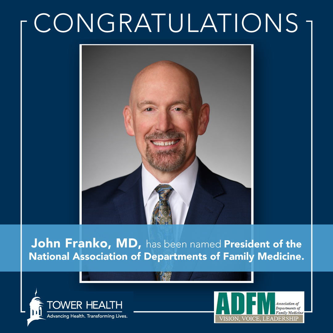Reading - John Franko, MD, was named President of the Association of ...