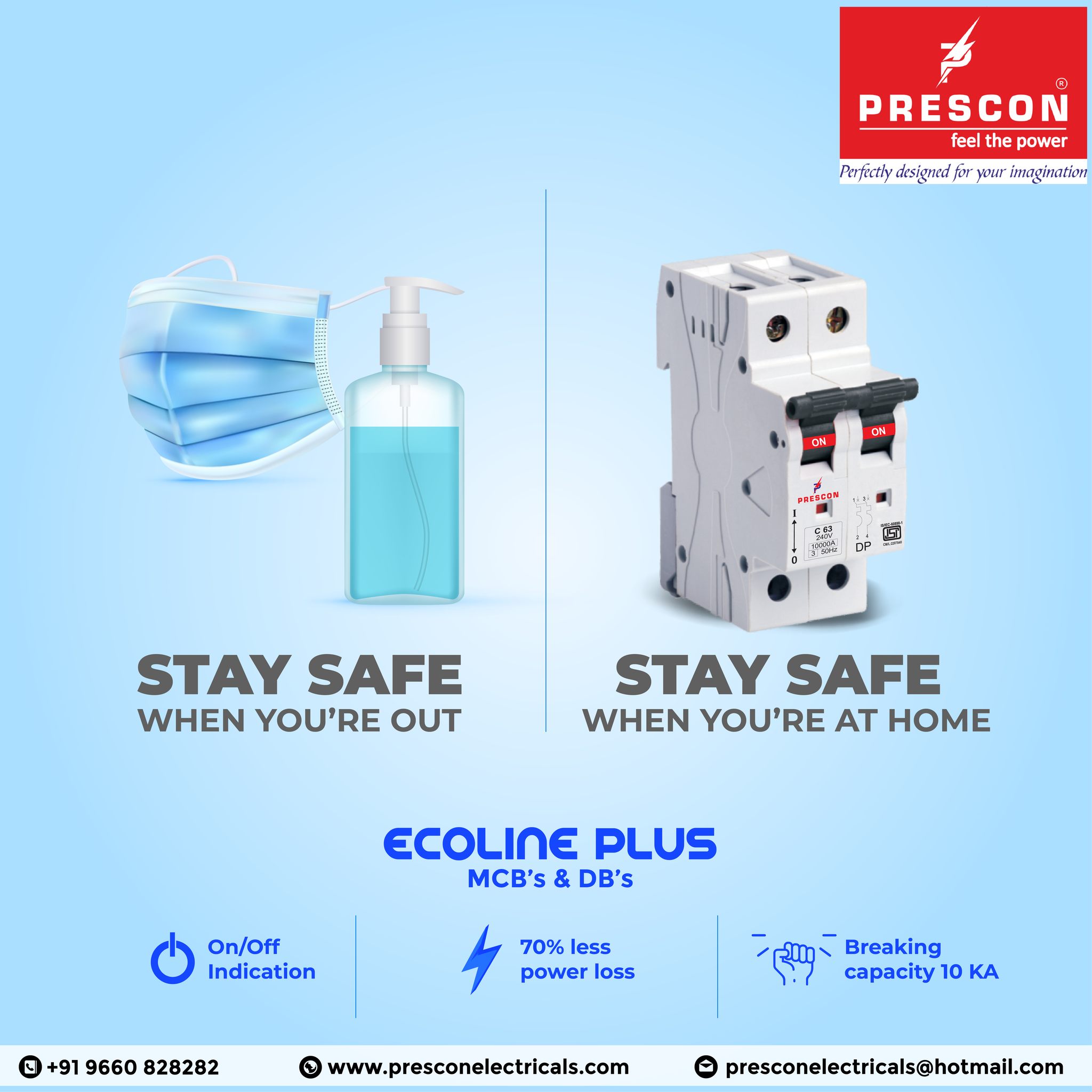 Prescon electricals Pvt.Ltd - Prescon takes care of your safety inside ...