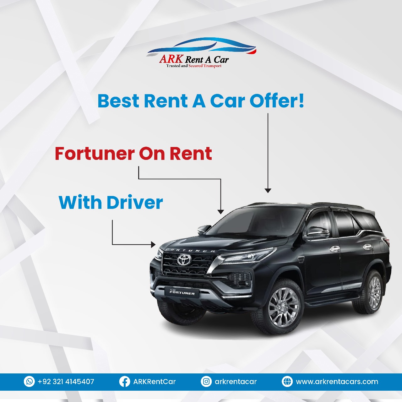 ARK Rent a Car | Lahore