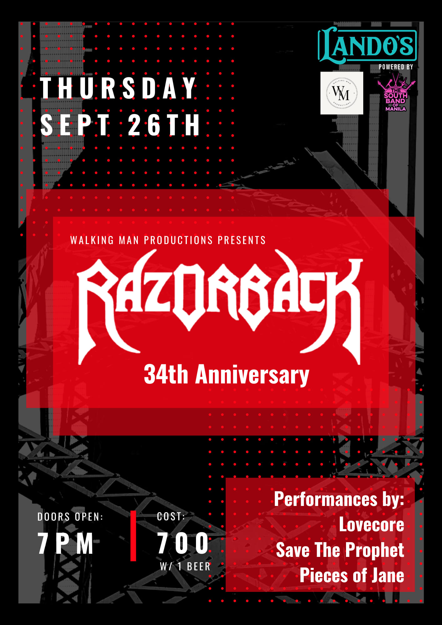 Lando's - Get ready to rock! Razorback is back and ready to light up ...