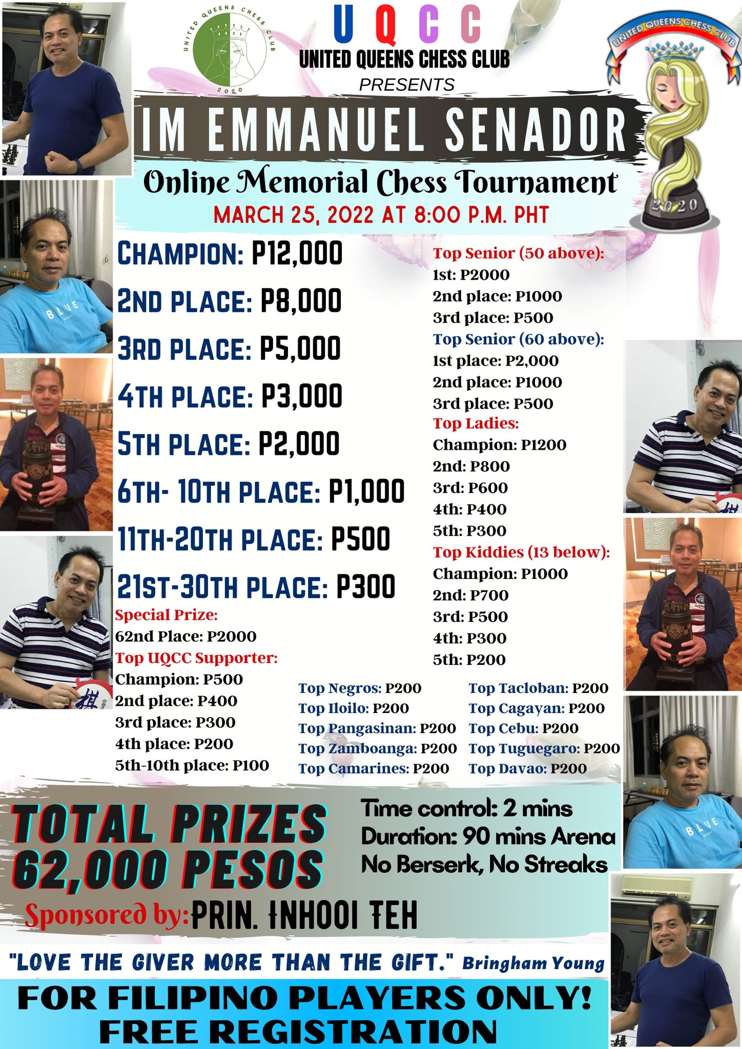 FREE REGISTRATION!... - United Queens Chess Club - UQCC | Facebook