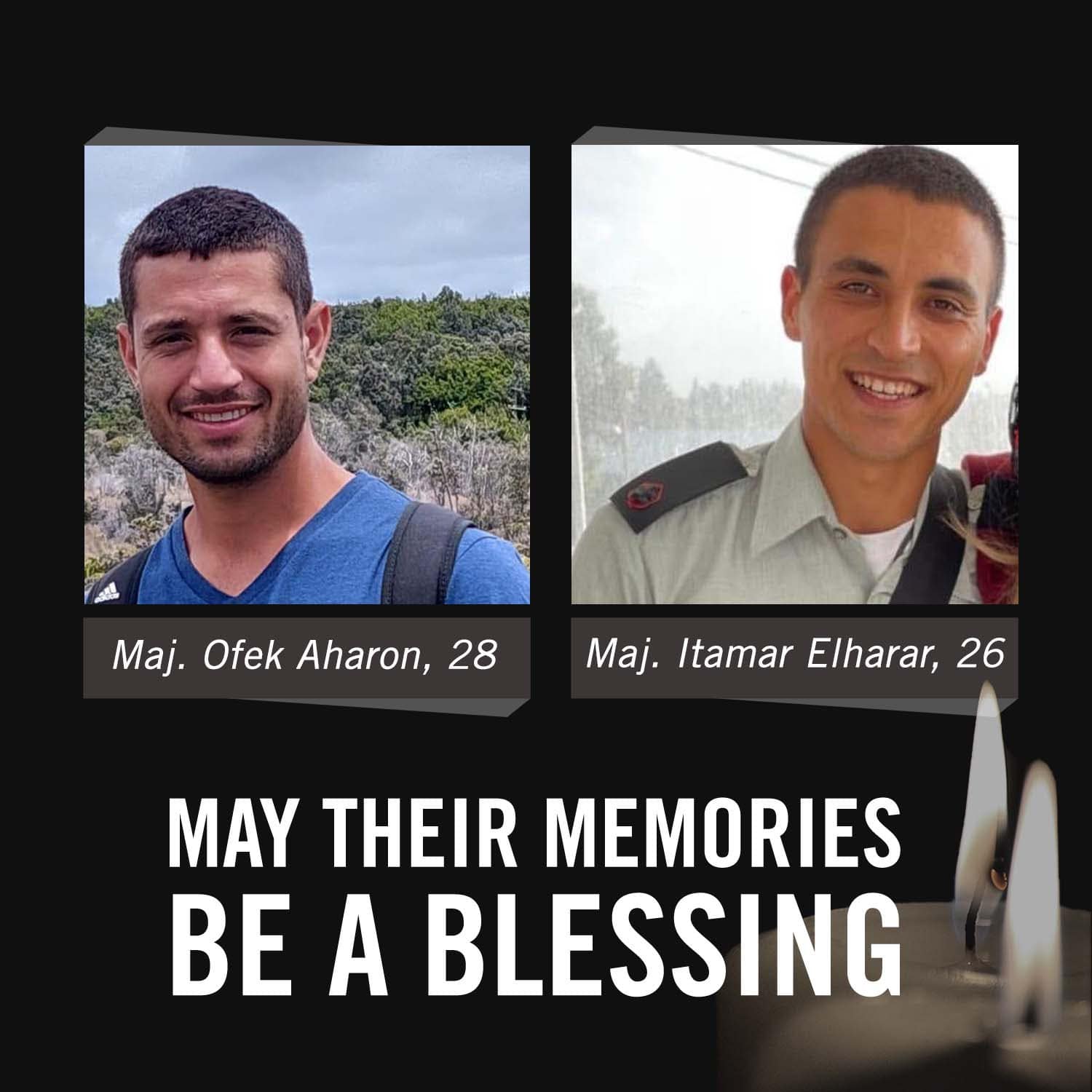 Maj. Ofek Aharon, age 28, and Maj.... - Israel Defense Forces | Facebook