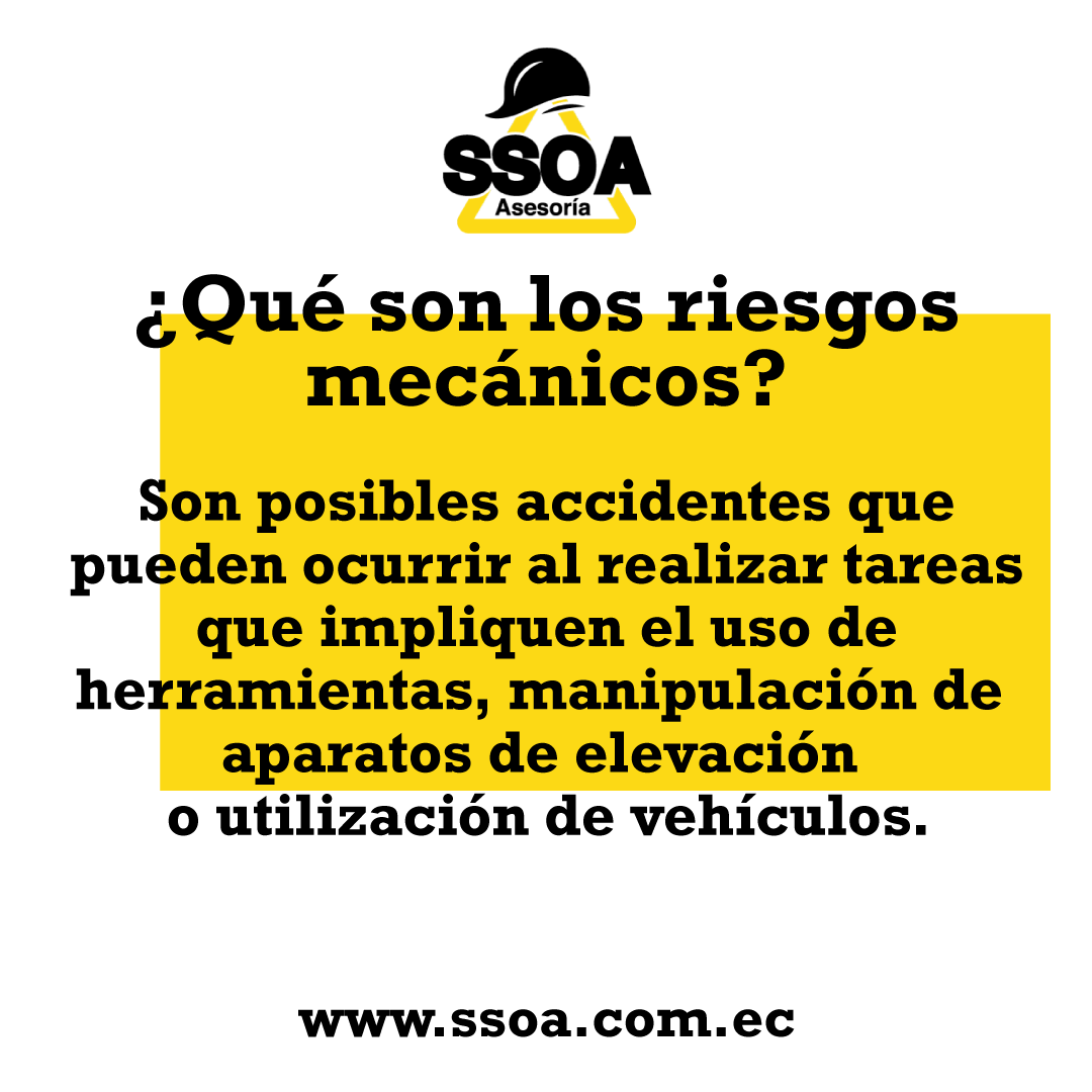SSOA - Conoce los riesgos a los que pueden estar expuestos...